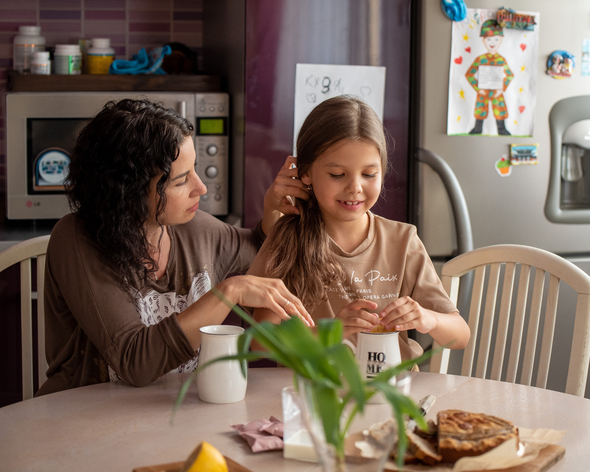 Оля и Лиза дома. Фотограф г. Хабаровск