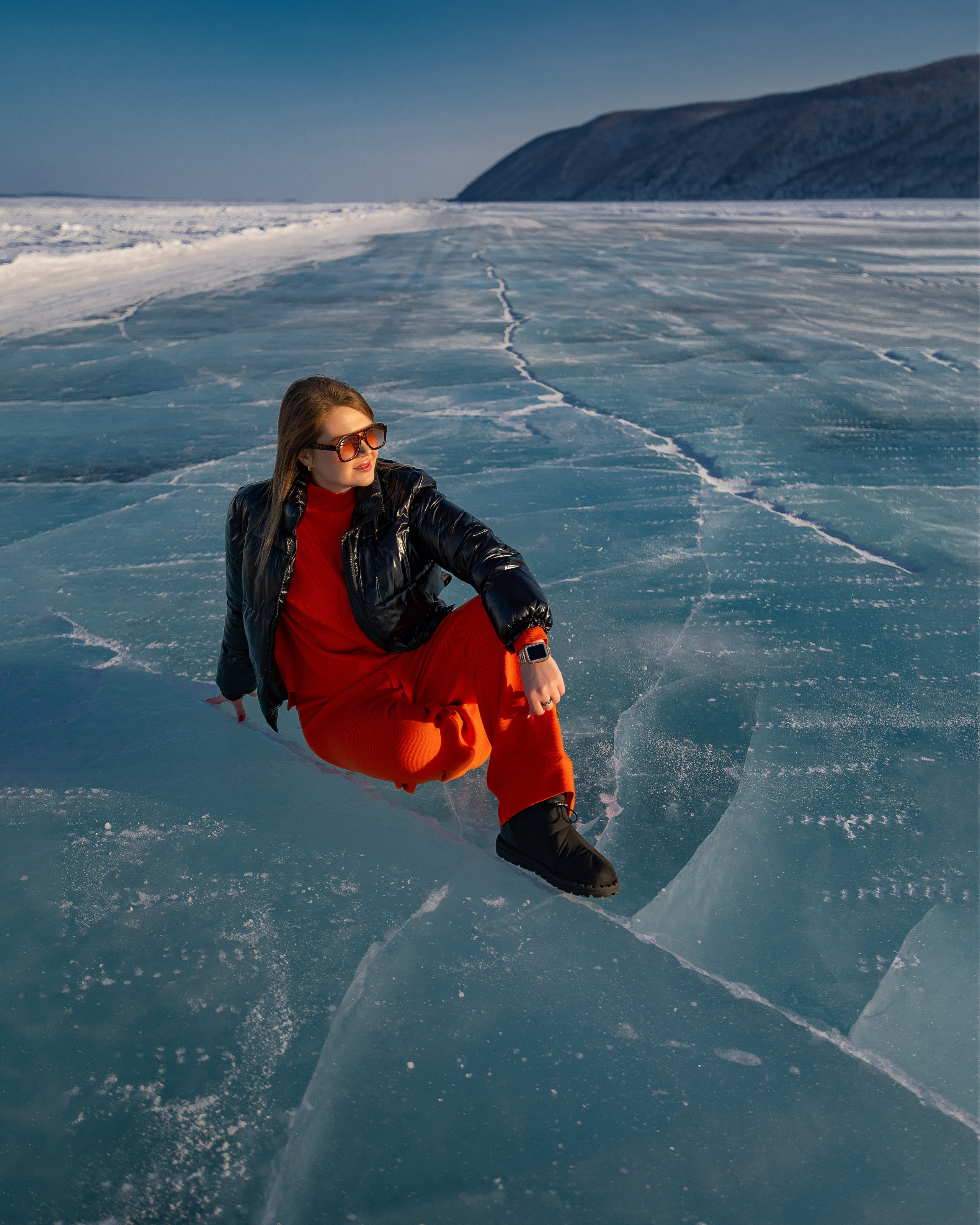Голубой лёд. Фотограф г. Хабаровск