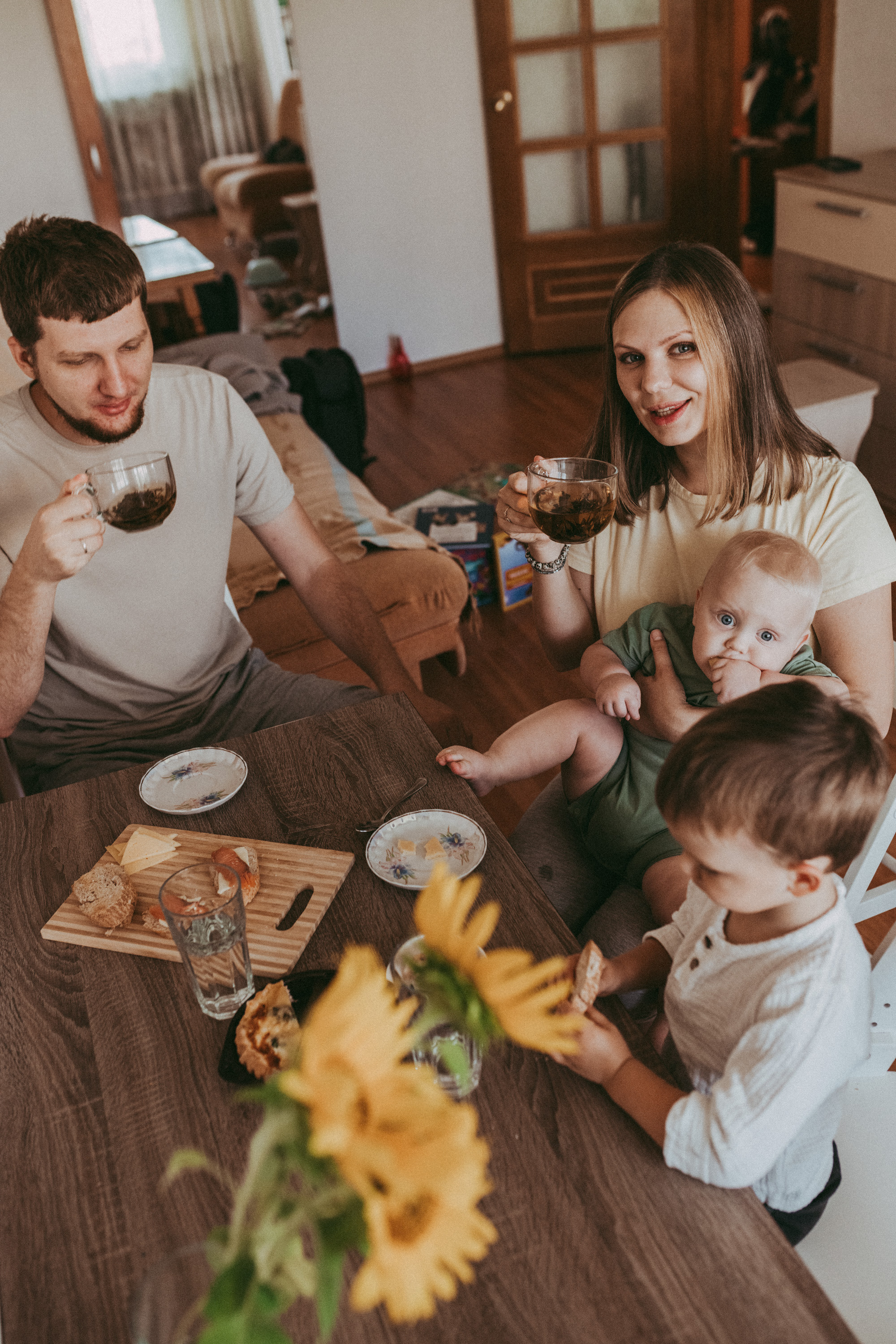 Виктория и Алексей с сыновьями. Фотограф г. Хабаровск