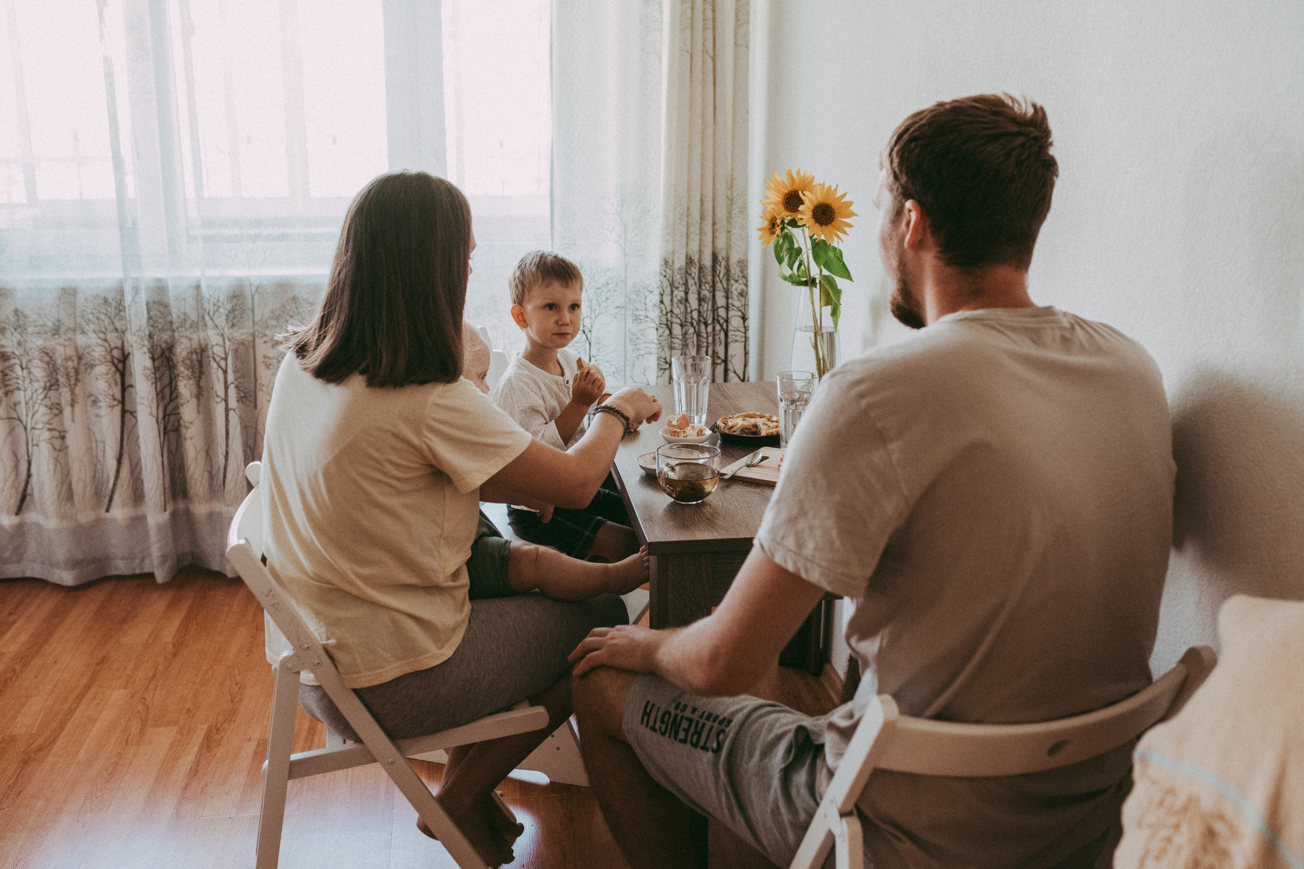 Виктория и Алексей с сыновьями. Фотограф г. Хабаровск