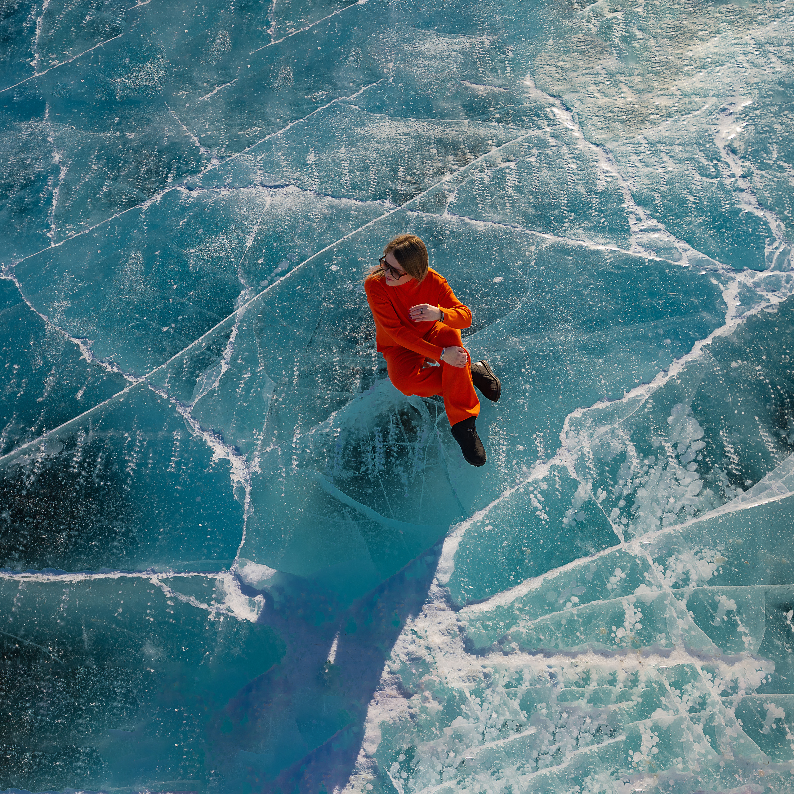 Голубой лёд. Фотограф г. Хабаровск