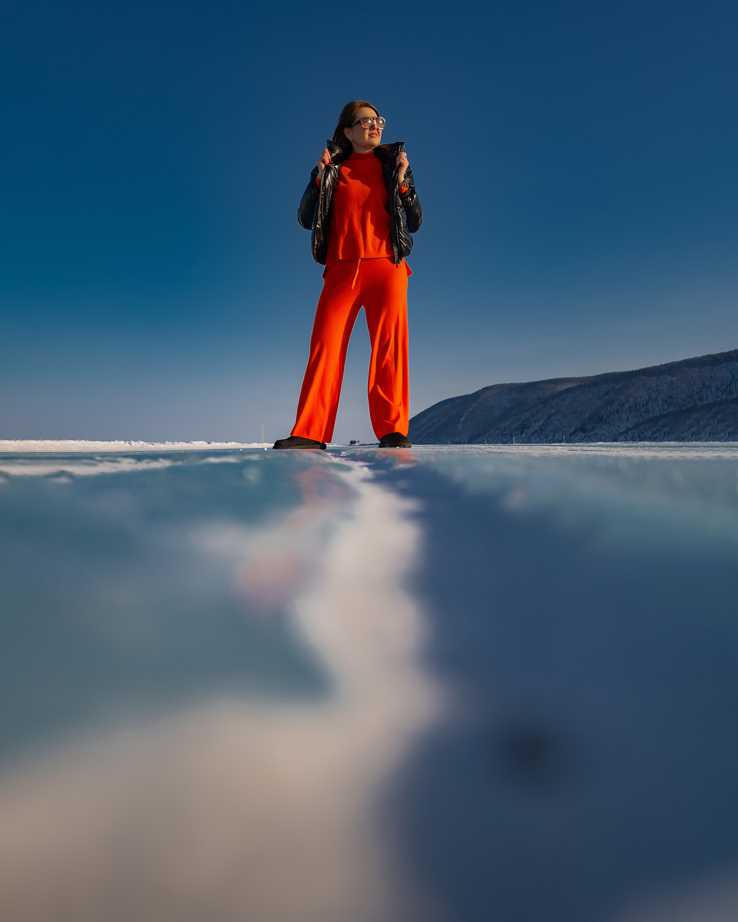 Голубой лёд. Фотограф г. Хабаровск