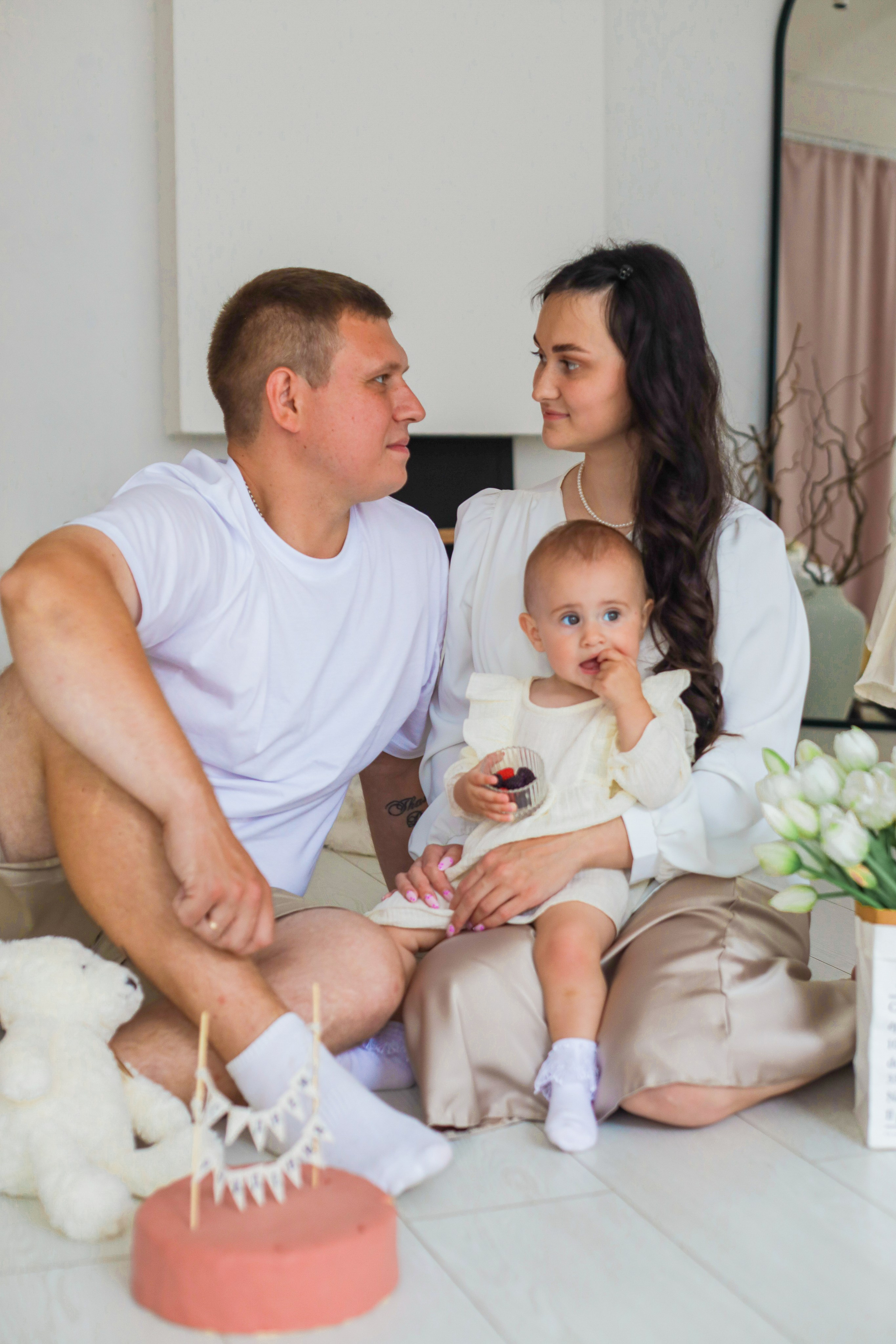 Полина 1 годик. Семейный, детский, свадебный фотограф в Москве, Люберцах