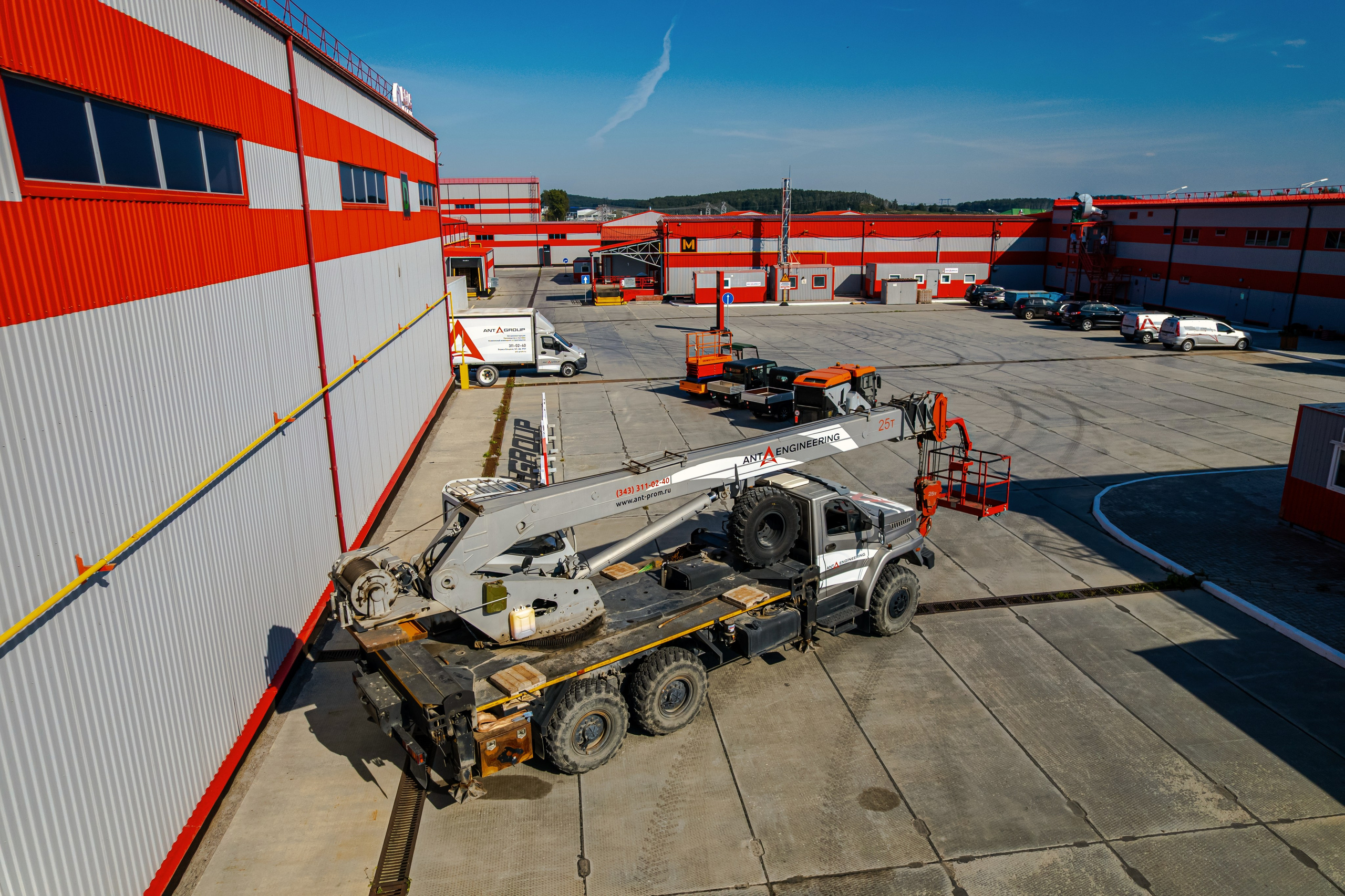 Производственная территория компании АНТ. Дмитрий Судаков, фотограф в Екатеринбурге и Москве