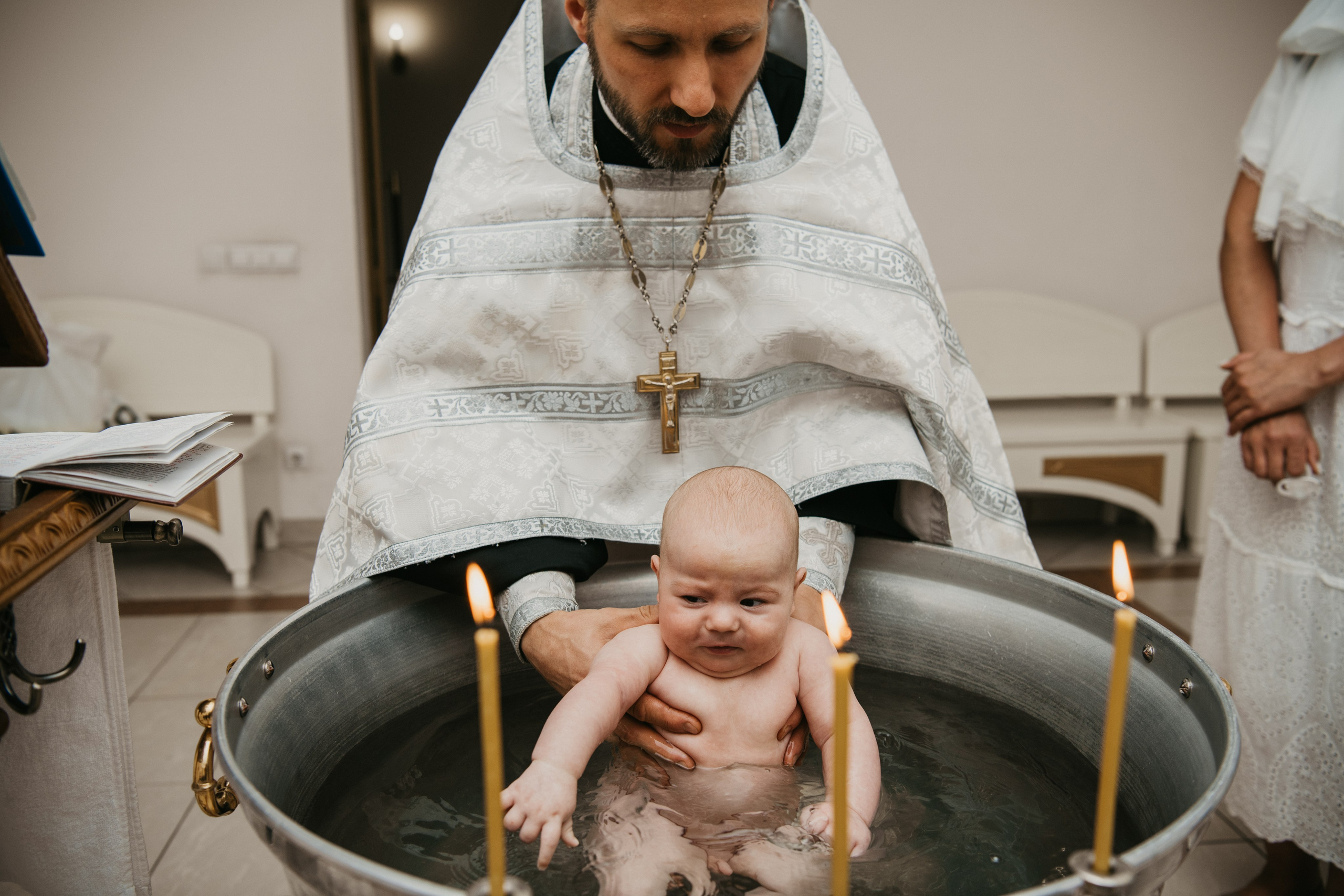Крещение Евгения. Фотограф на выписку из роддома в Москве и МО