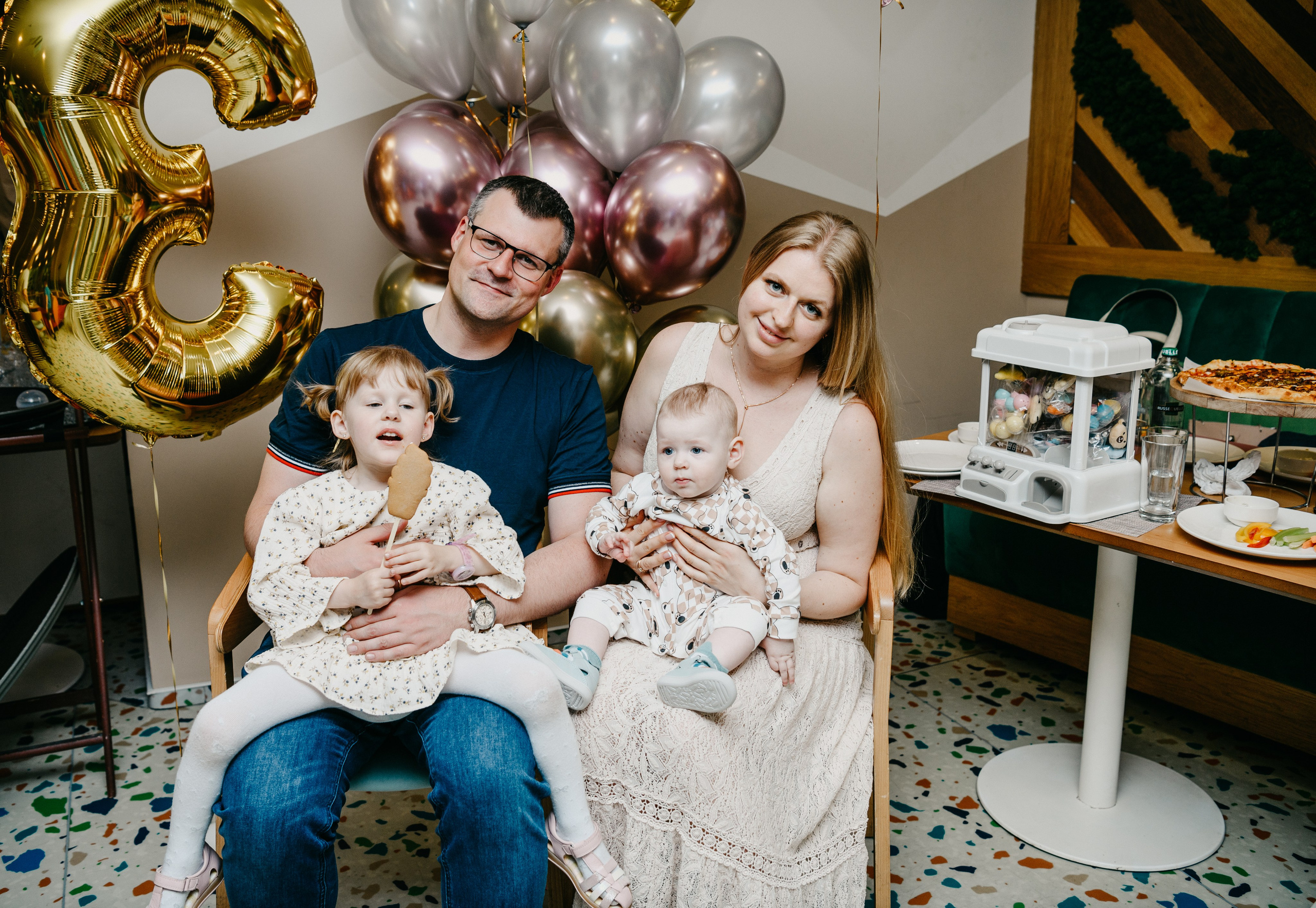 ДР Лизика. 3 года. Фотограф на выписку из роддома в Москве и МО