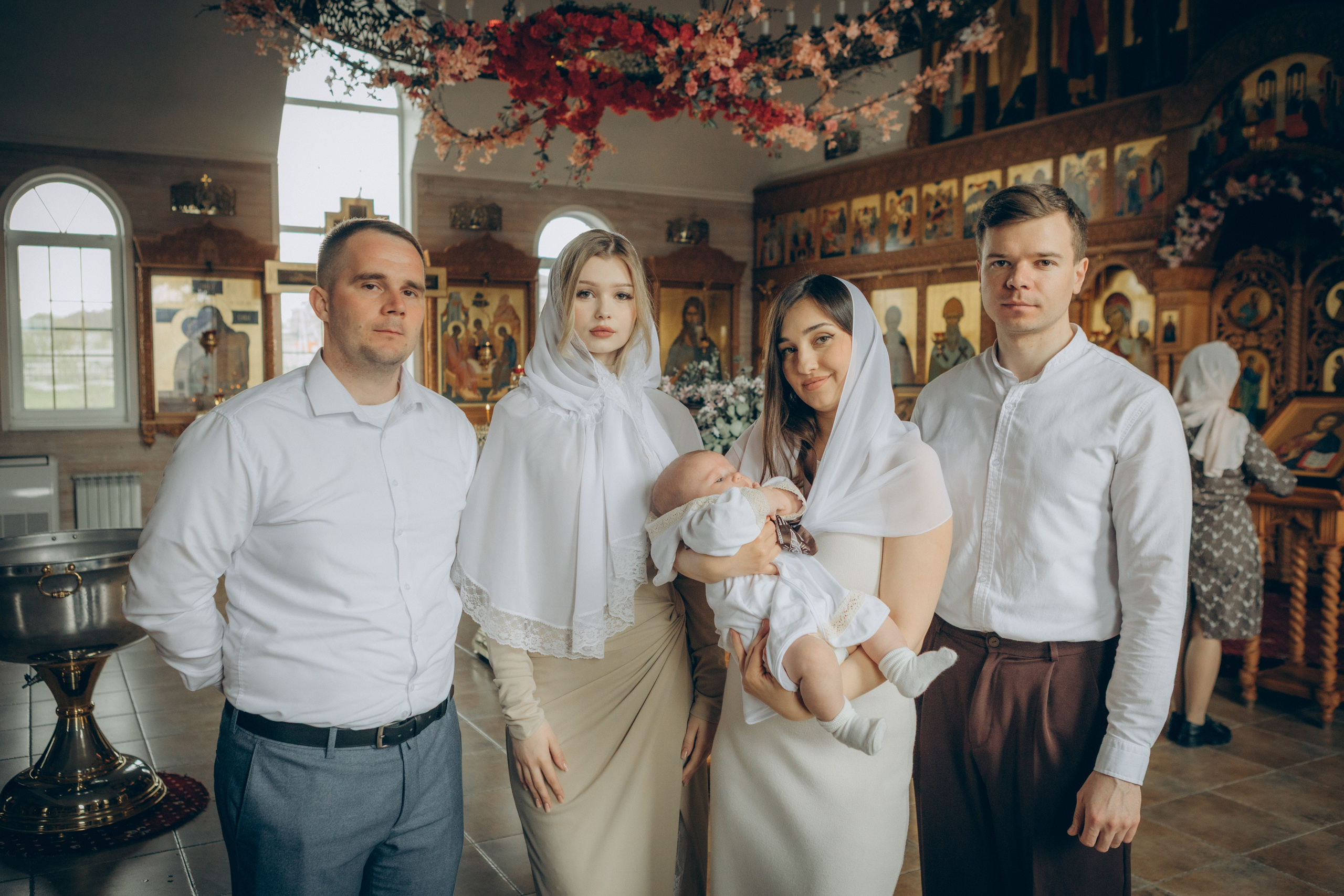 Крещение Льва. Семейный фотограф и фотограф на роды в Ростове-на-Дону Мухина Виктория