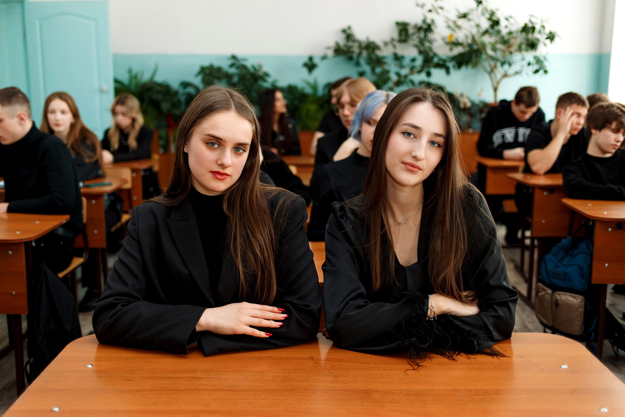 11 класс съемка в школе. Фотограф Любовь Корниенко, Примоский край