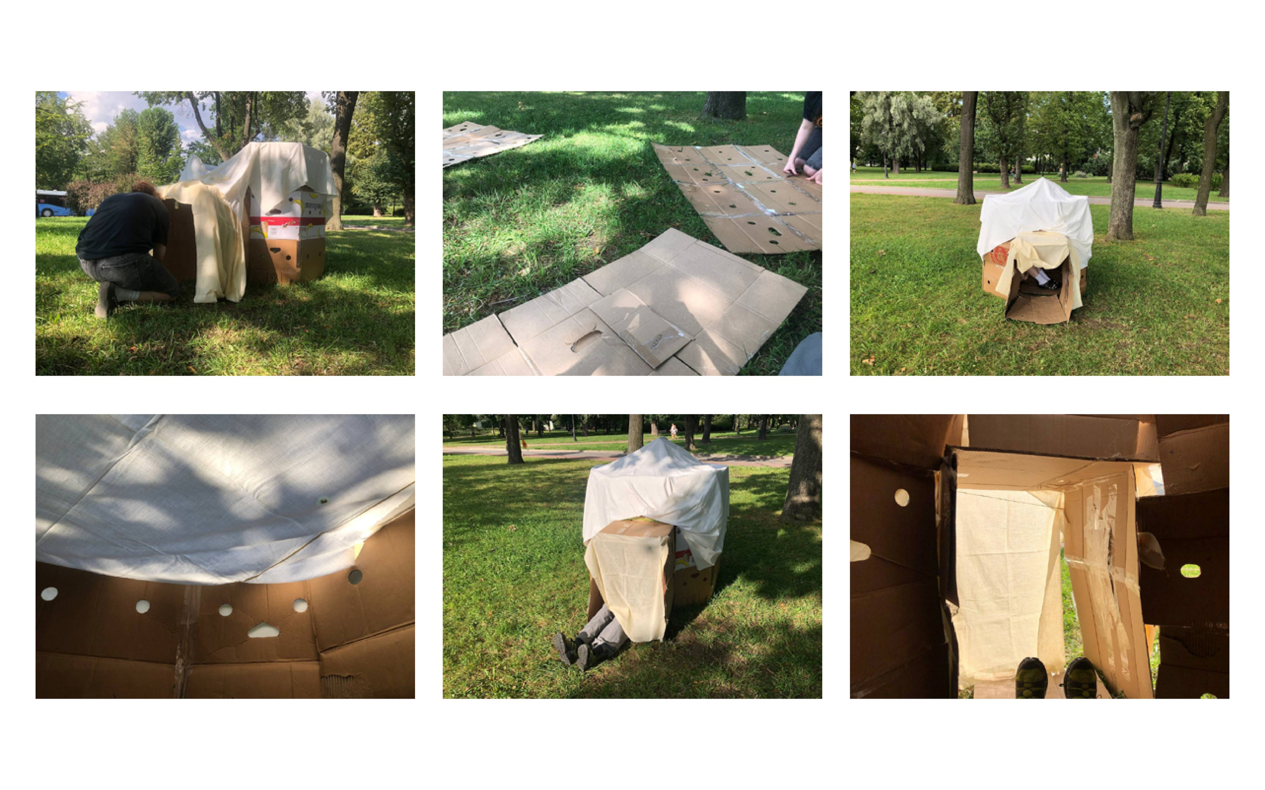 Hut of branches. Maria Pilkevich