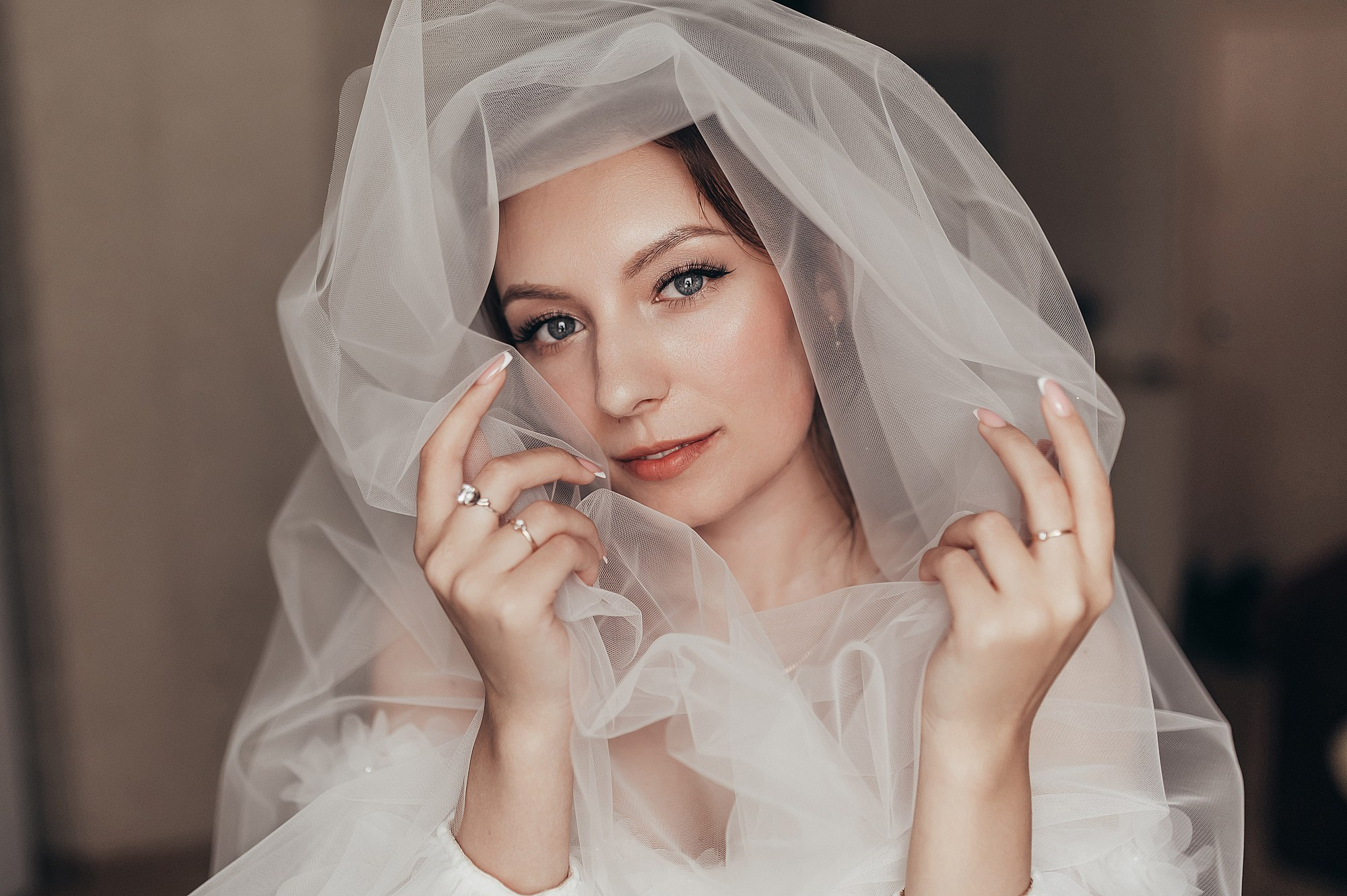 красивые глаза невесты