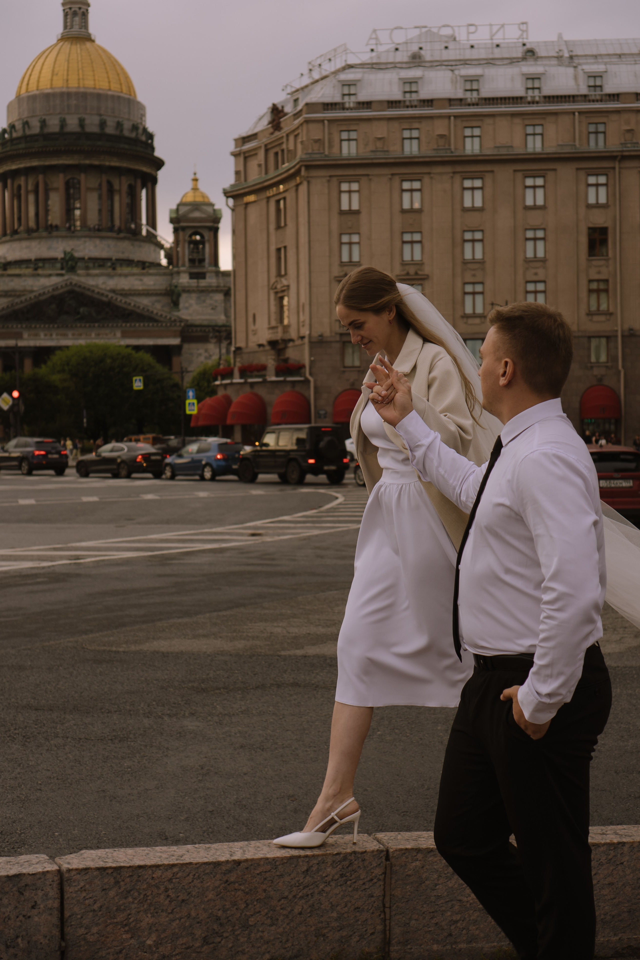 СВАДЕБНАЯ СЬЕМКА С ИСАКИЕВСКИМ СОБОРОМ, АСТОРИЯ И ЗАКОНОДАТЕЛЬНОЕ СОБРАНИЕ. Профессиональный фотограф, Санкт-Петербург — Виктория Богомолова