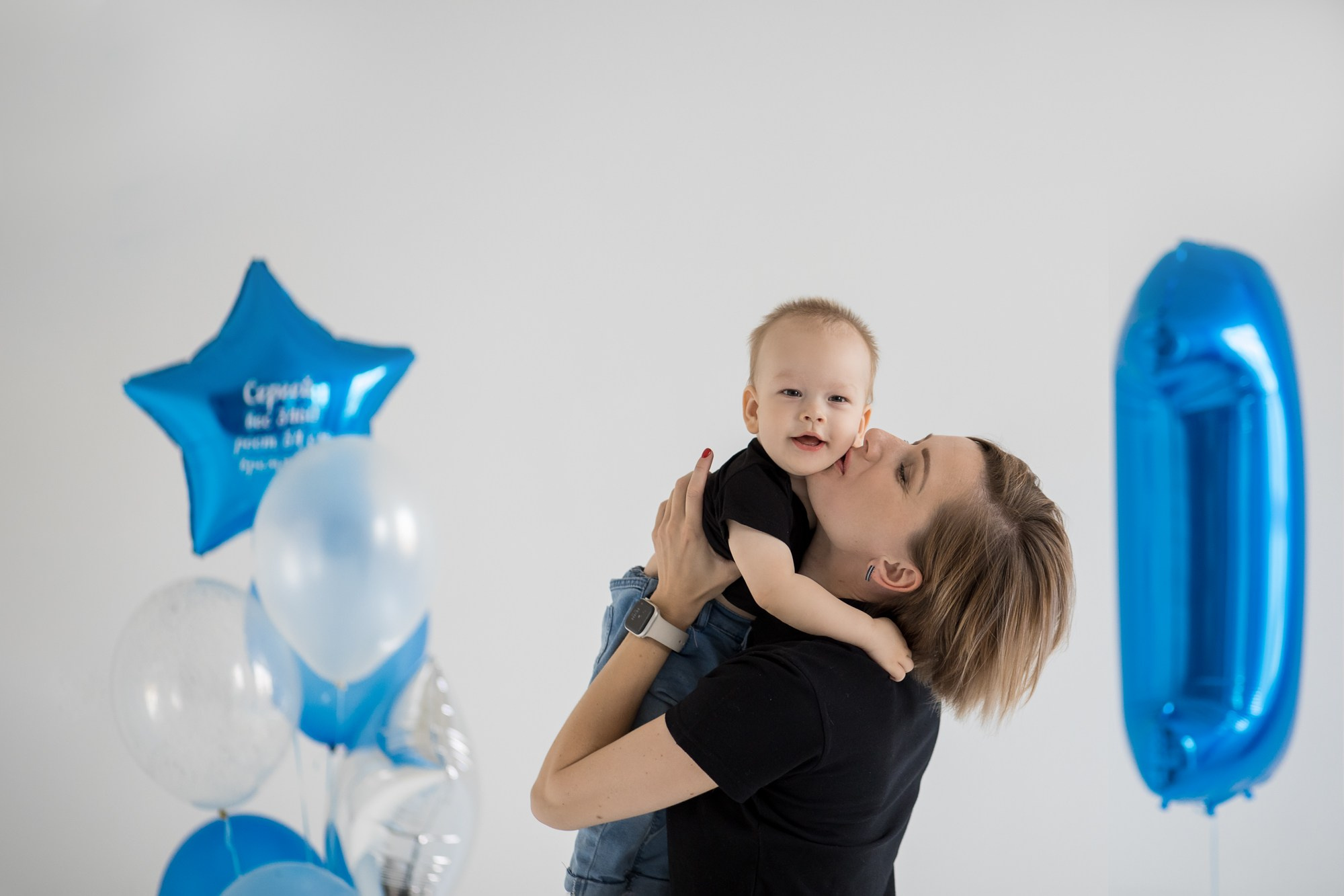 Первый годик в стиле минимализм. Фотограф на Крещение, Венчание в Москве Ирина Шамина