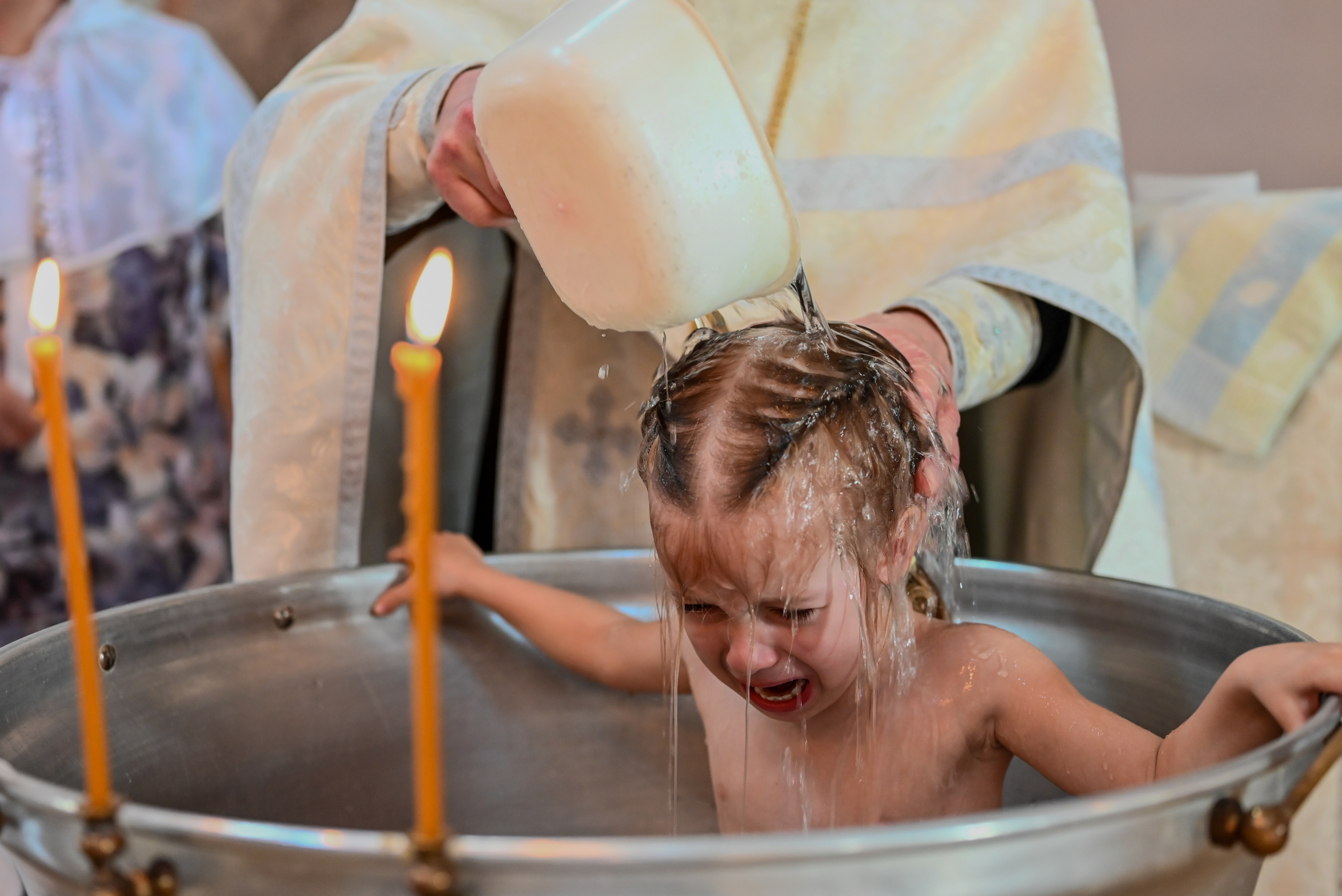 Крещение мама Анна. Семейный и детский фотограф Москва