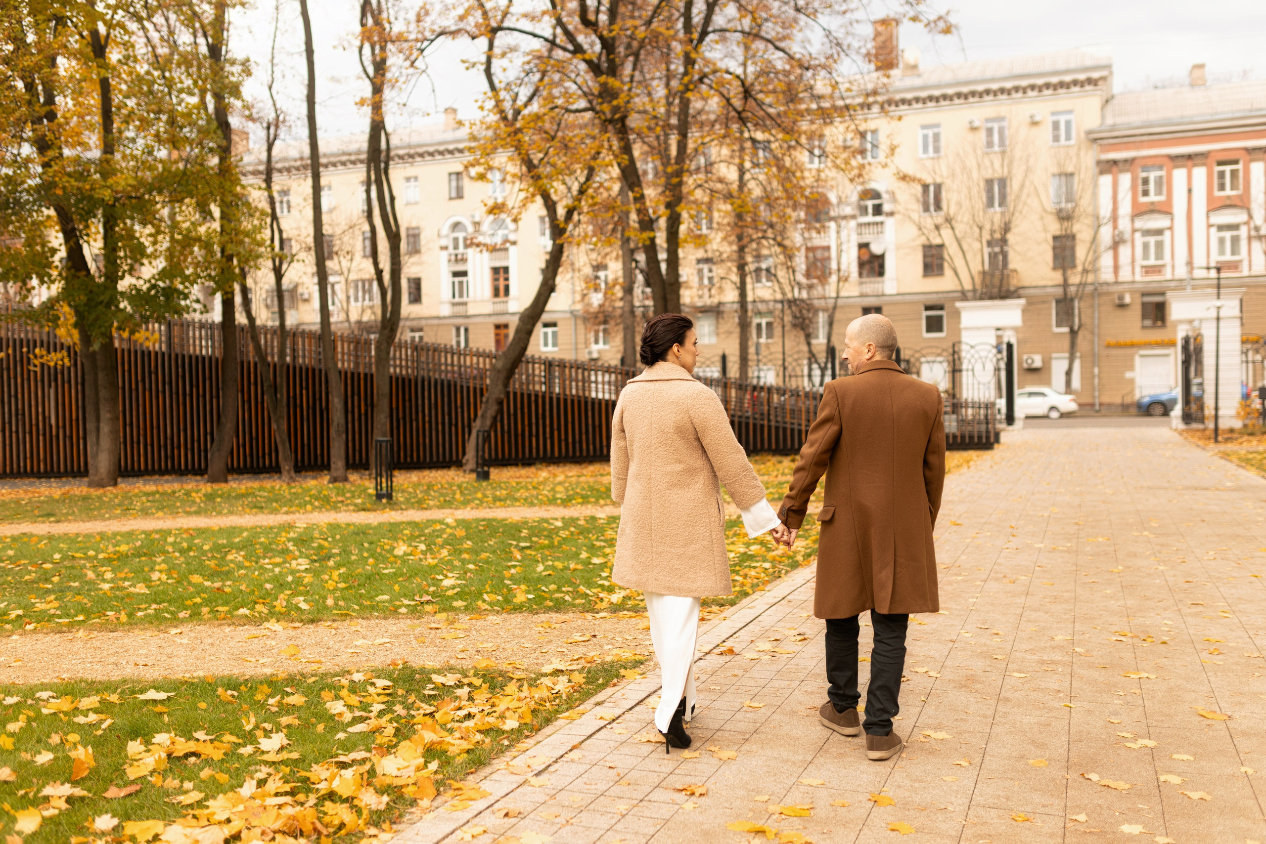 Алексей и Евгения. Свадебная прогулка в позднем октябре. Дмитрий Шульгин, портретный фотограф в Воронеже