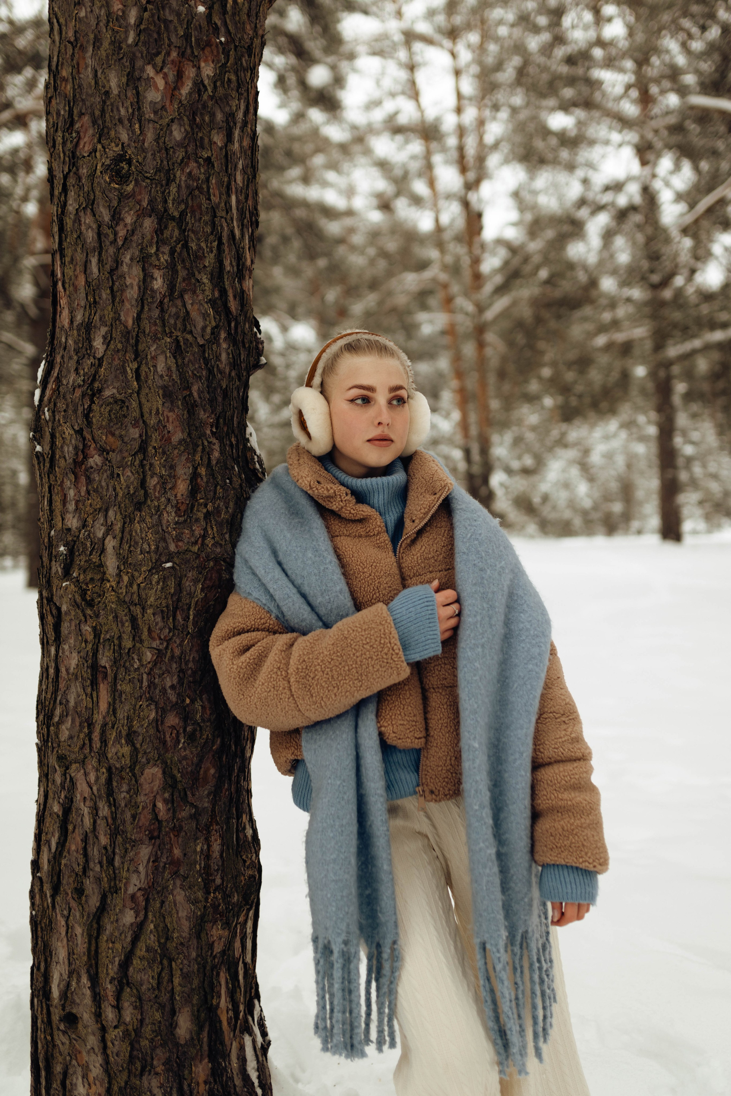 Настя. Зимний лес. Свадебный и семейный фотограф во Владимире Белашова Анастасия