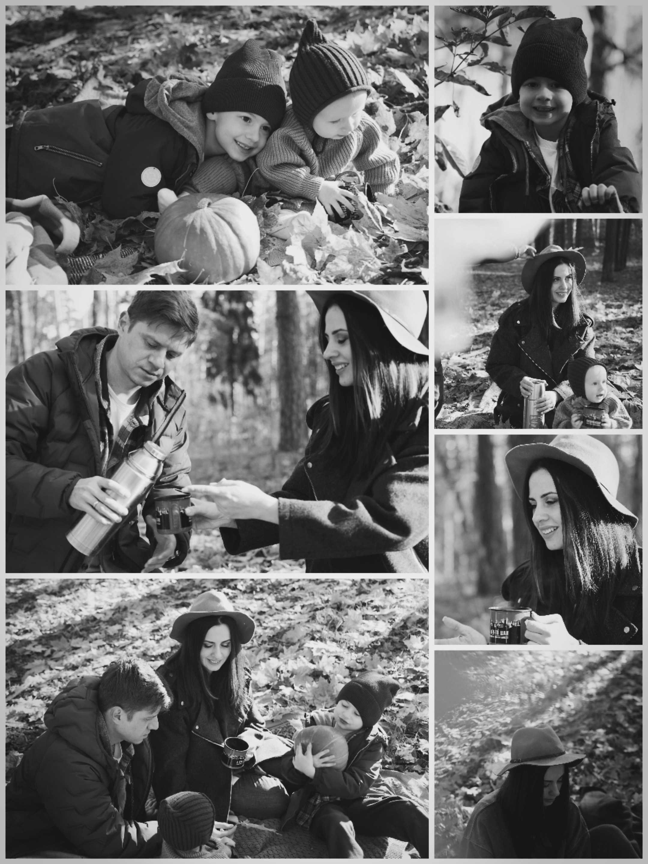 Семейная фотопрогулка в лесу осень 2024 г. Фотограф для маркетплейсов, фотоуслуги в Жуковском Татьяна Марсуверских