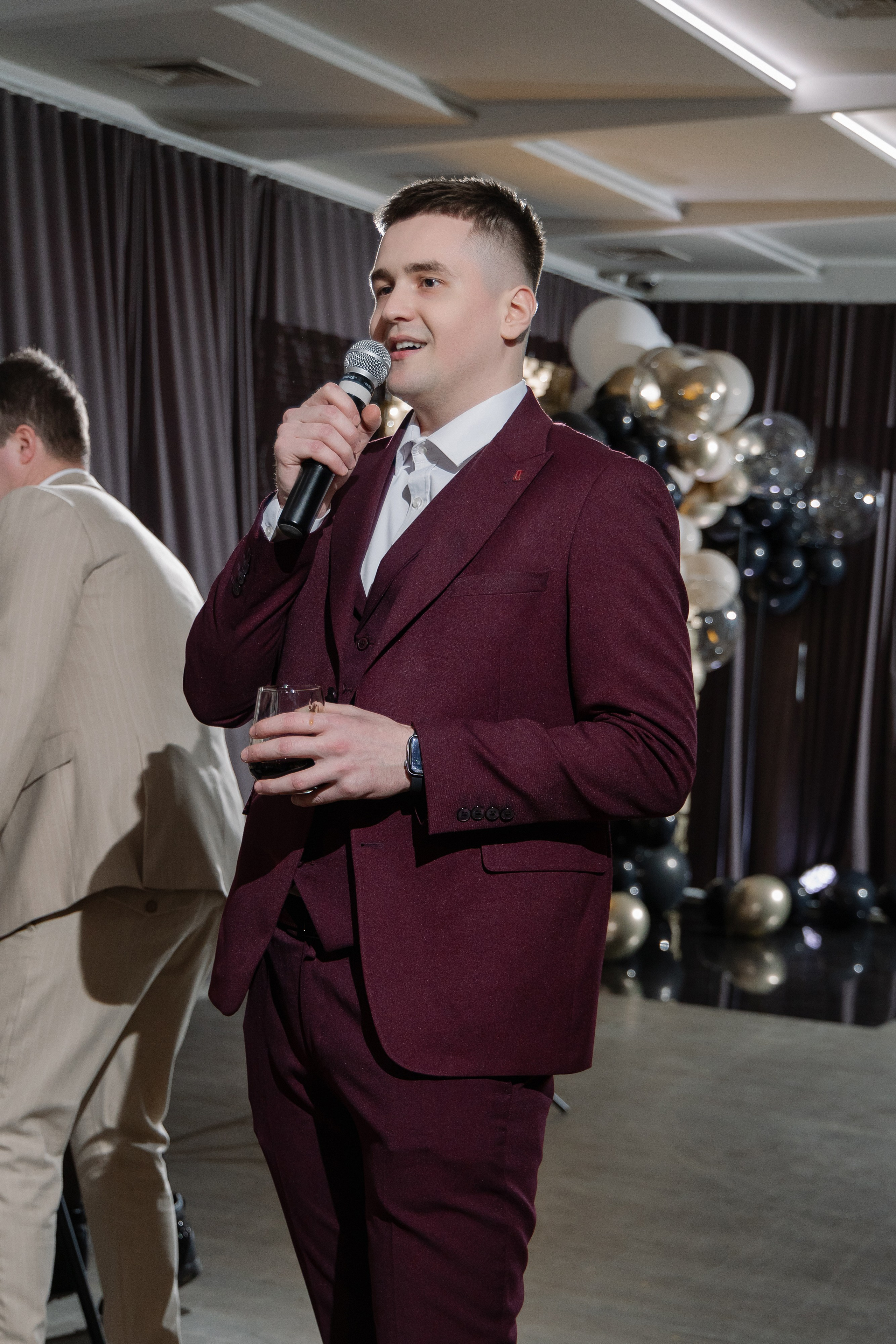 Фотосъемка юбилея в кафе BALDENINI в Минске. Свадебный фотограф в Минске/Беларуси Сергей Спиридонов