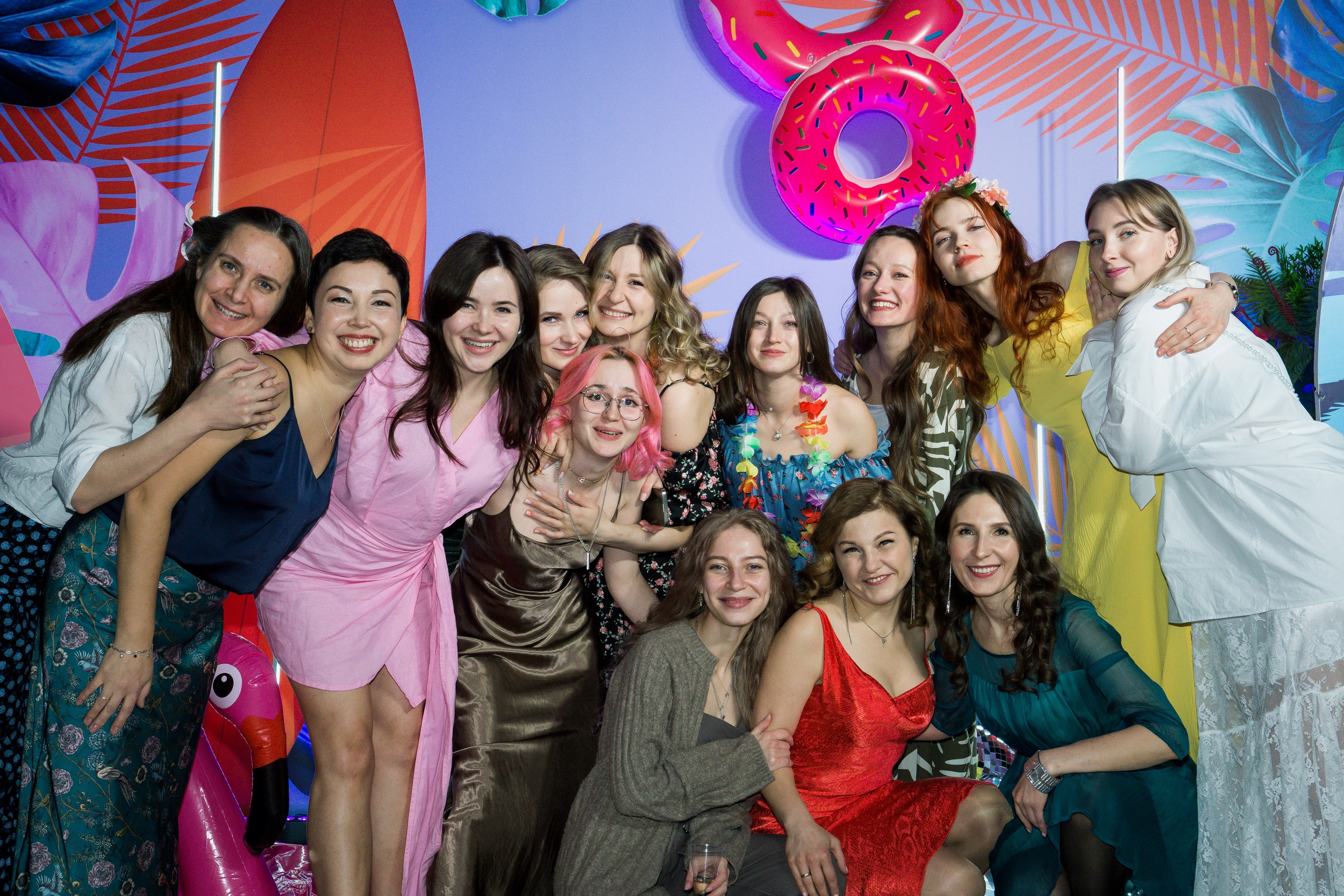 МТС корпоратив Гавайская вечеринка. Фотограф