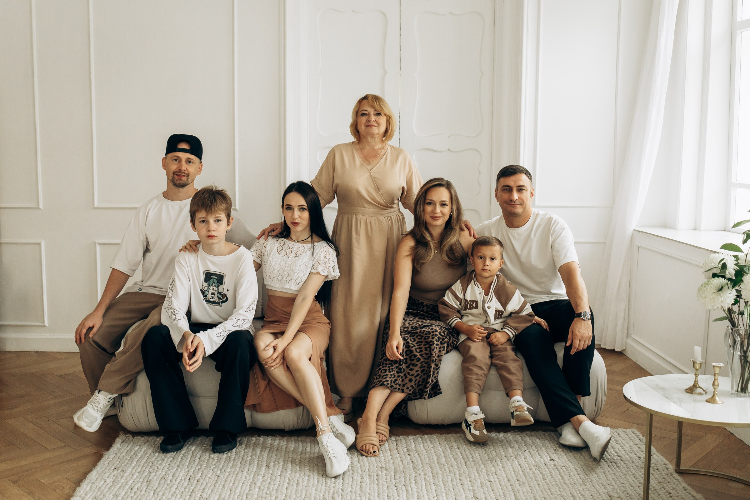 Большая семья. Семейный фотограф Тюмень Смирнова Юлия