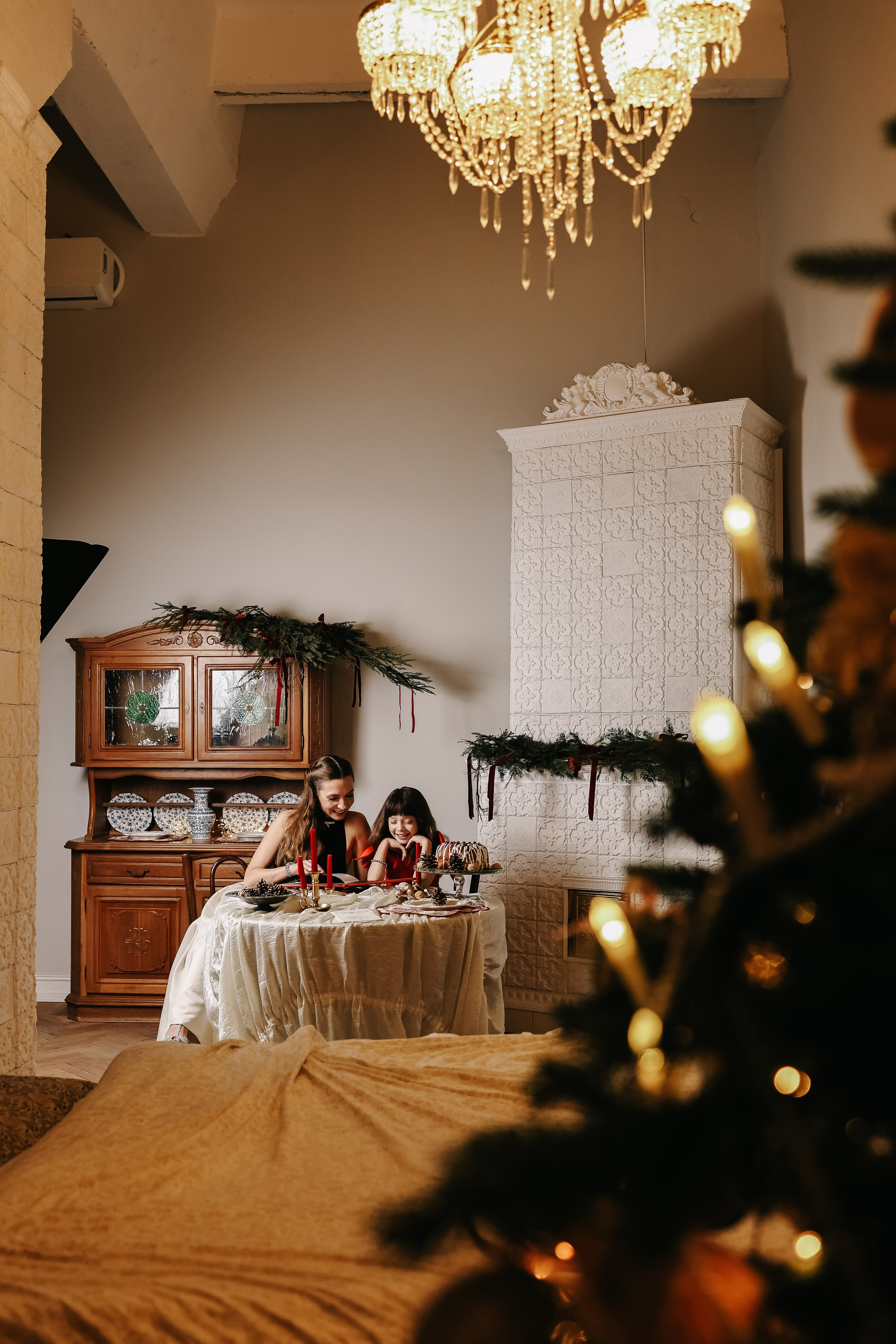 Новогодняя история Людмилы и Полины. Свадебный и семейный фотограф в Воронеже Ксения Воротникова