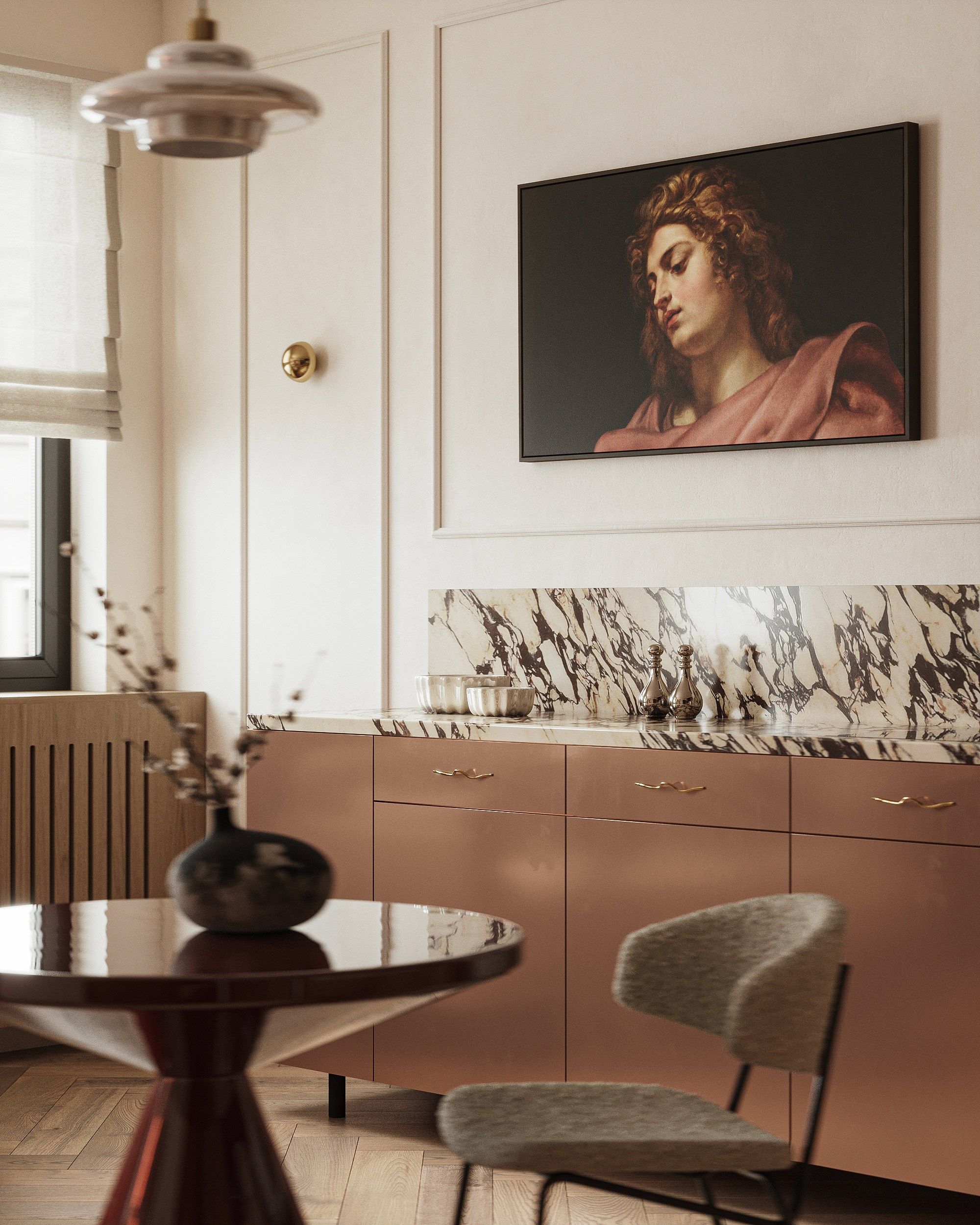 Studio apartment in Krakow. 3D-визуализатор интерьеров Мария