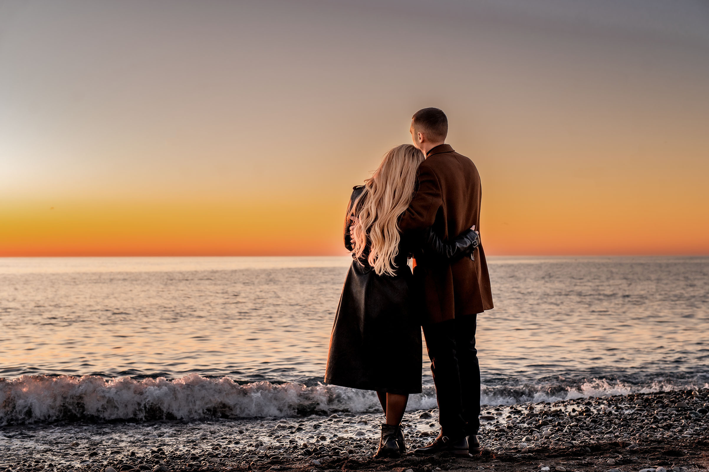 Адлер, пляж, любовь