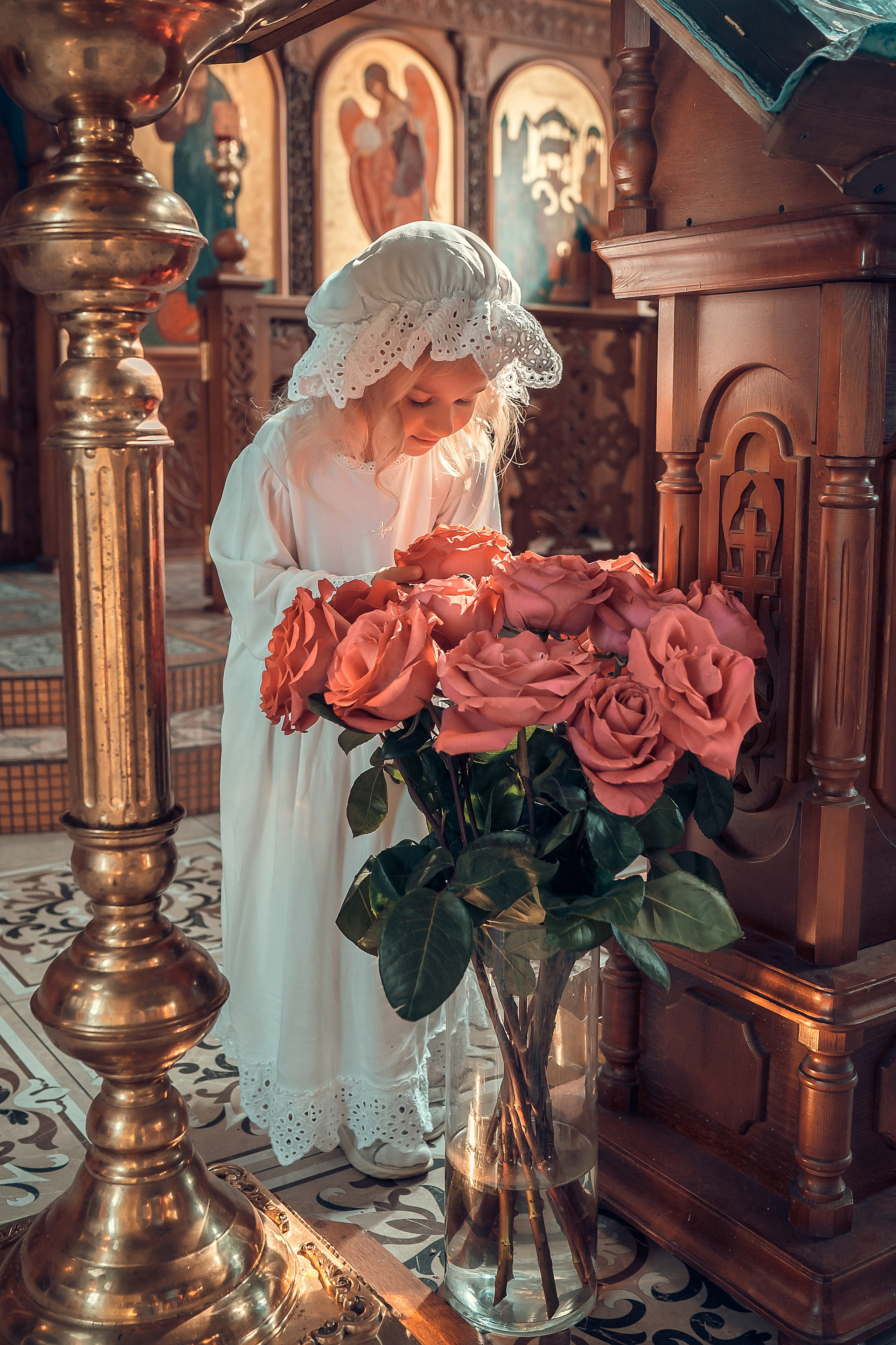 Крещение Даны. Фотограф на Крещение и Венчание в Красноярске Рамазанова Юлия