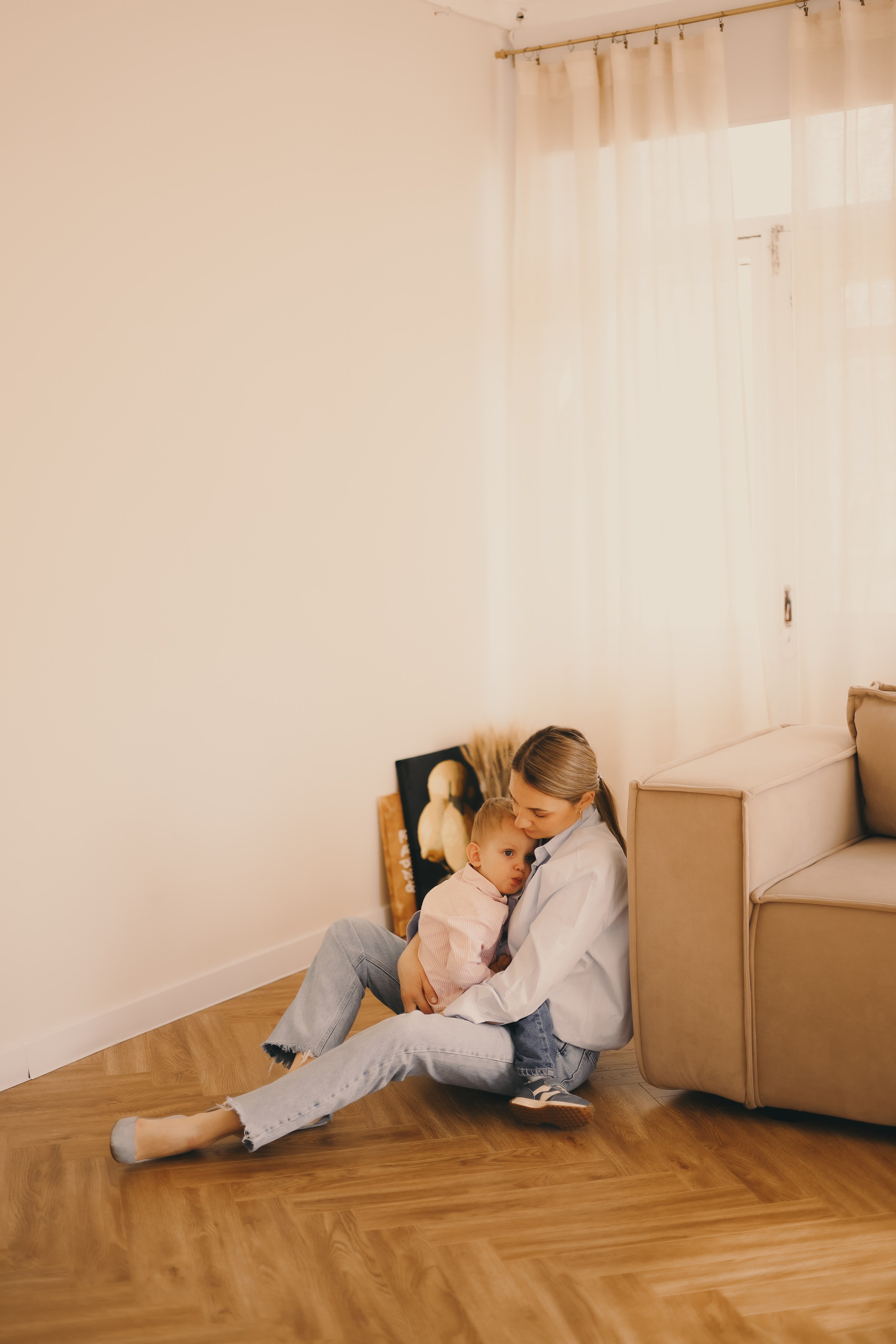 Два малыша и их мама. Фотограф Мария Лаенко