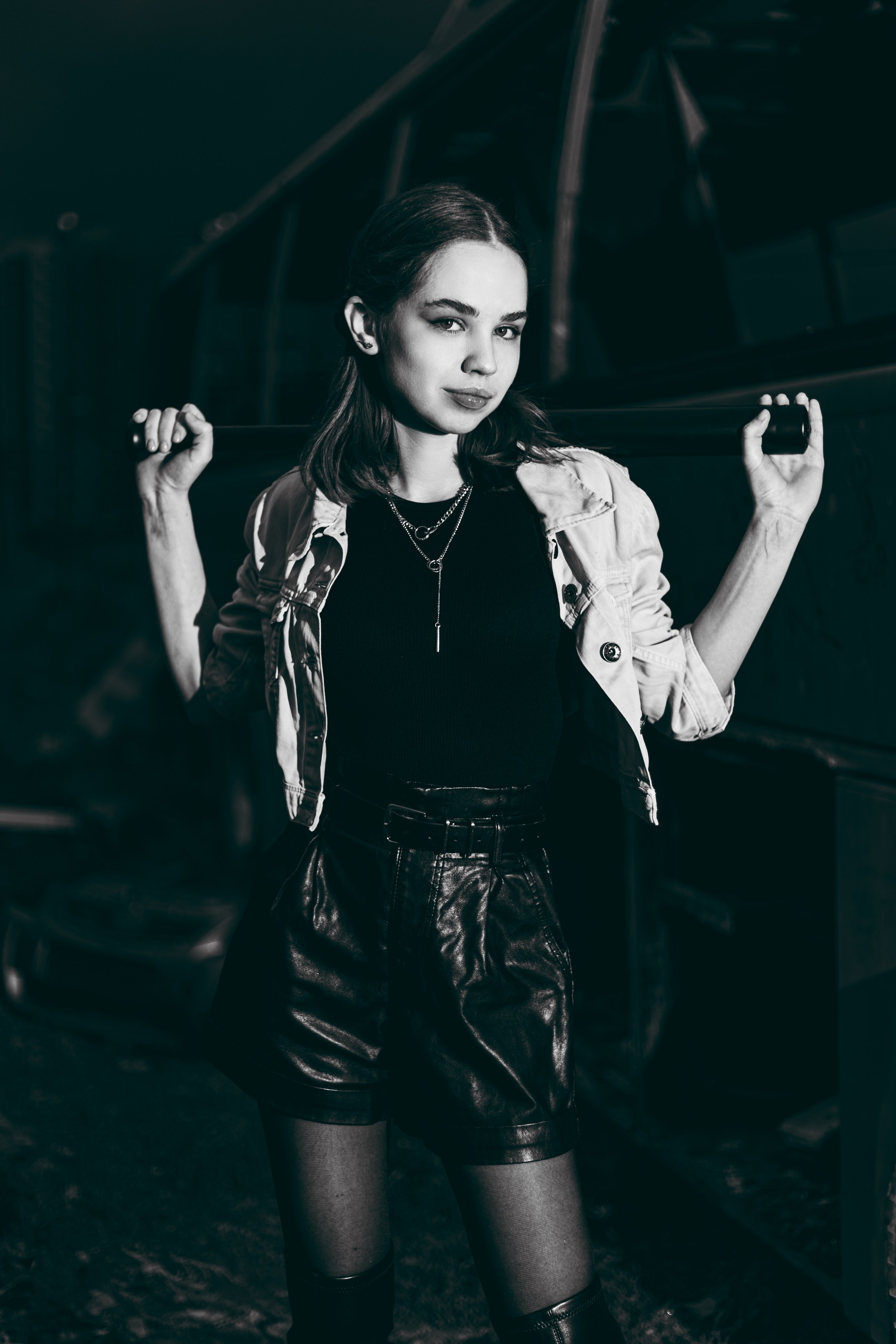 Алина, бита, цепь. Фотограф, Таганрог, Руслан Степущенко