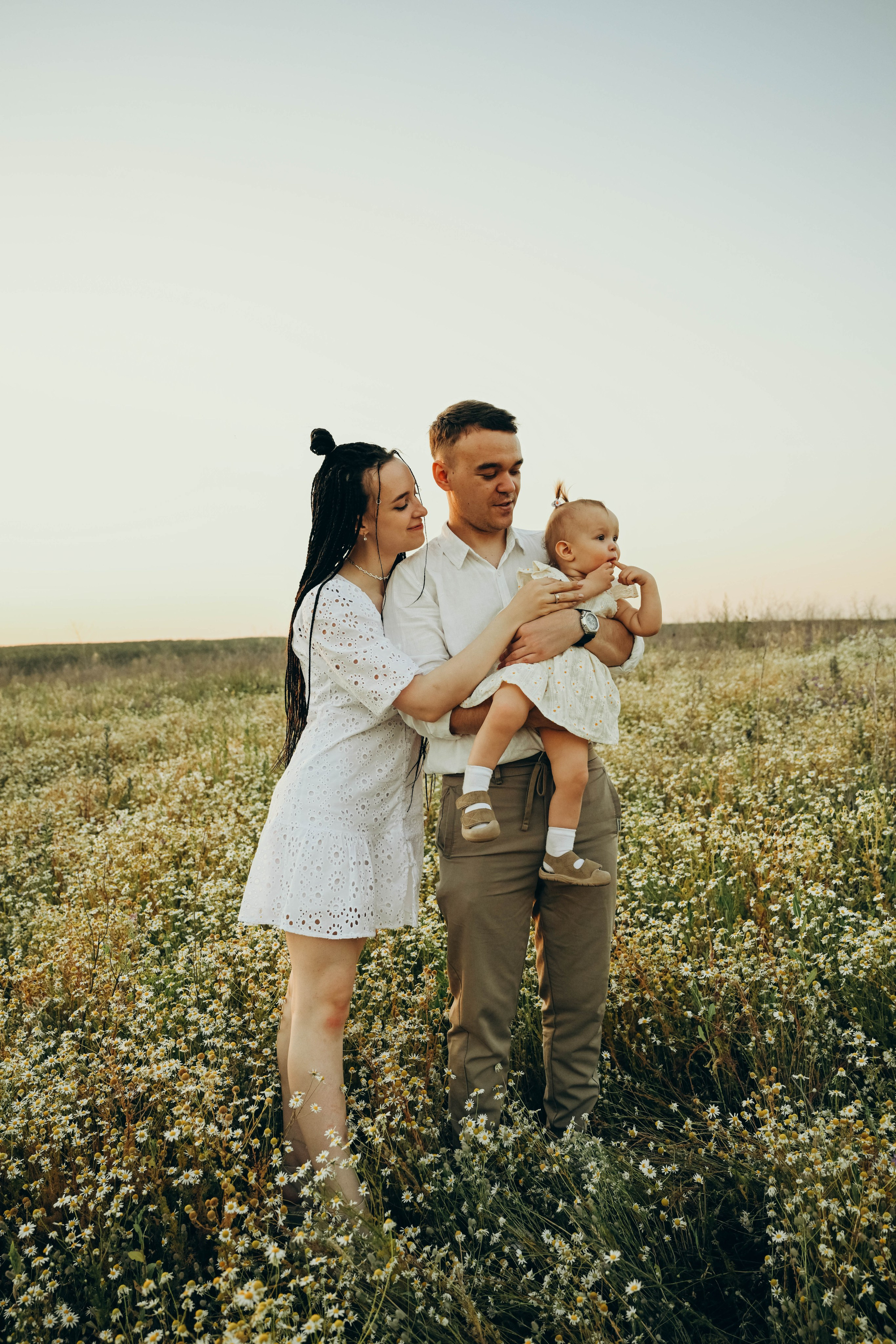 Ромашковое поле. Семейный фотограф в Москве Люберцах Ирина Вронская