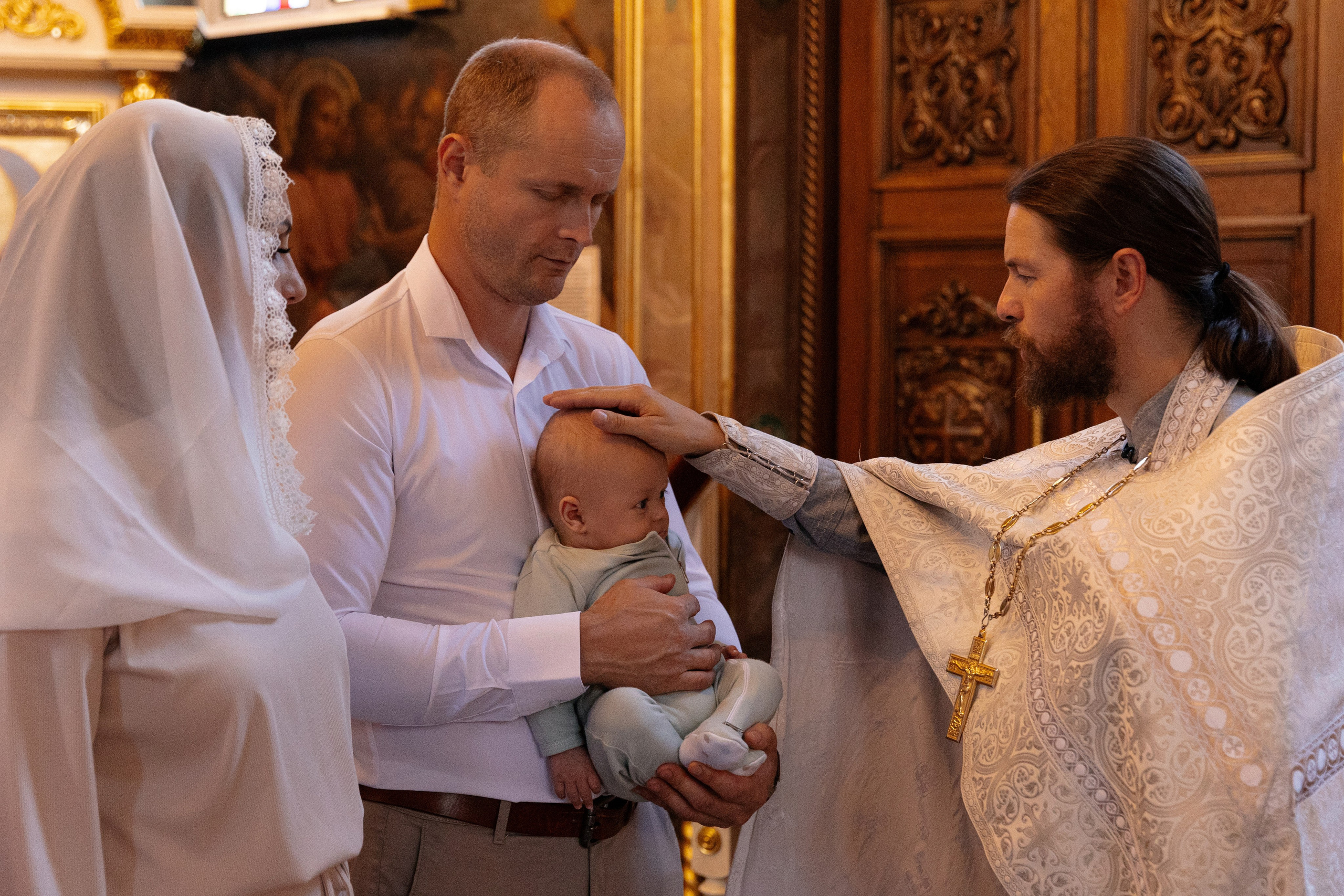 Крещение в Церкви иконы Божией Матери Целительницы. Свадебный фотограф и видеограф Краснодар, Ростов, Сочи, Новороссийск