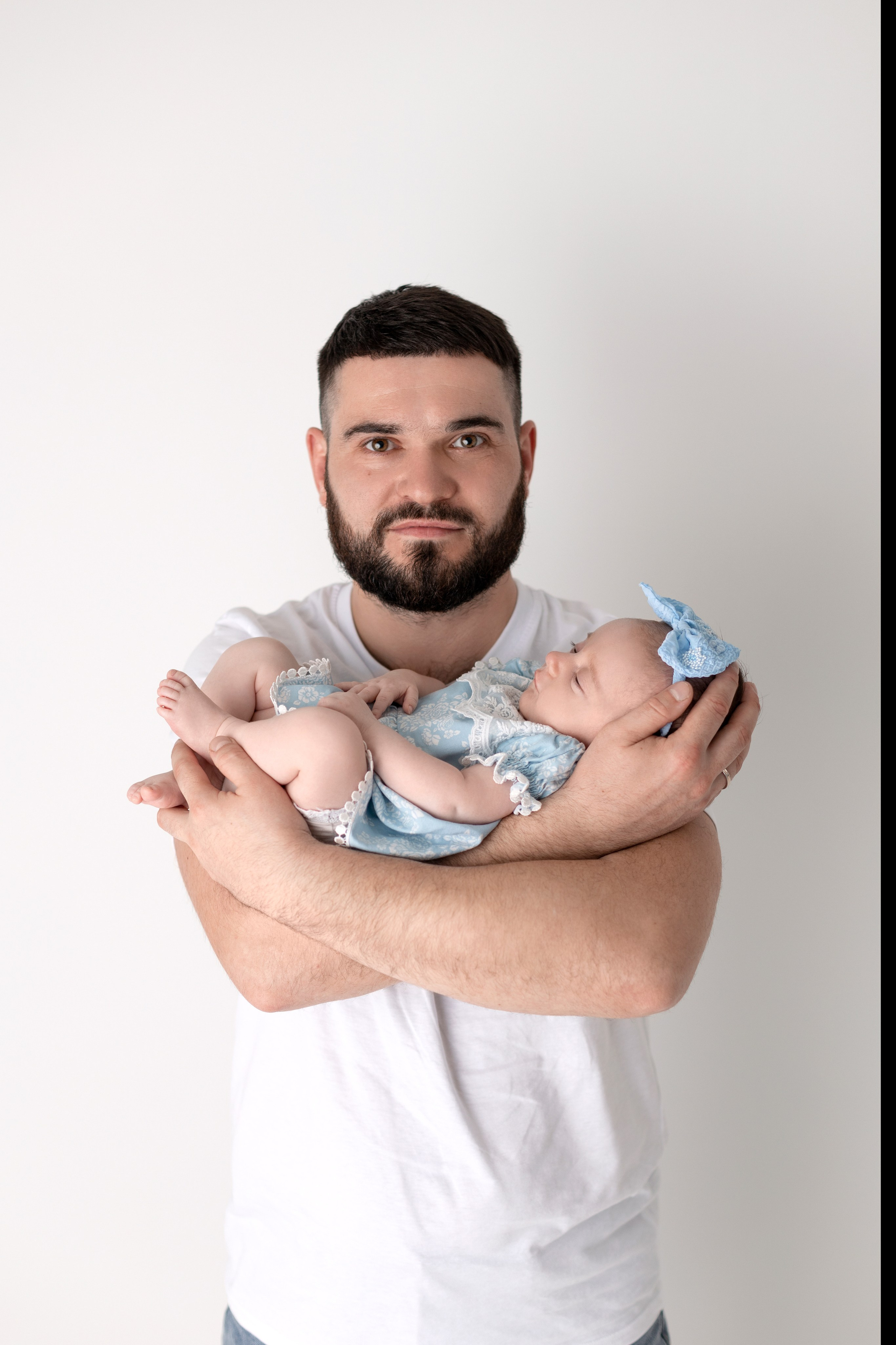 Яна и дочка, 1,5 месяца. Фотограф новорожденных в Нижнем Новгороде Надежда Кадылкина