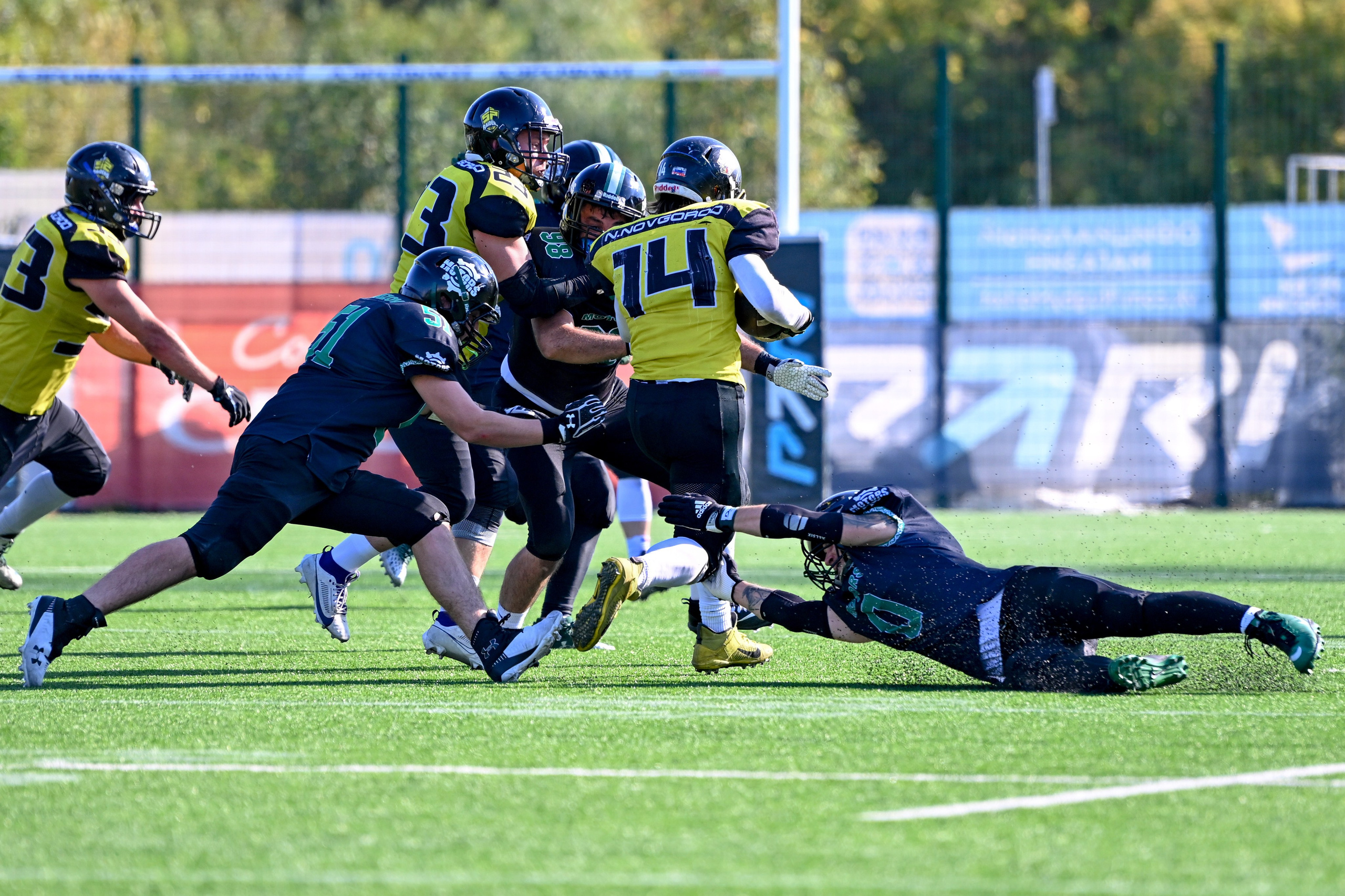 Американский футбол. Спортивный и репортажный фотограф в Казани Вячеслав Сатонин