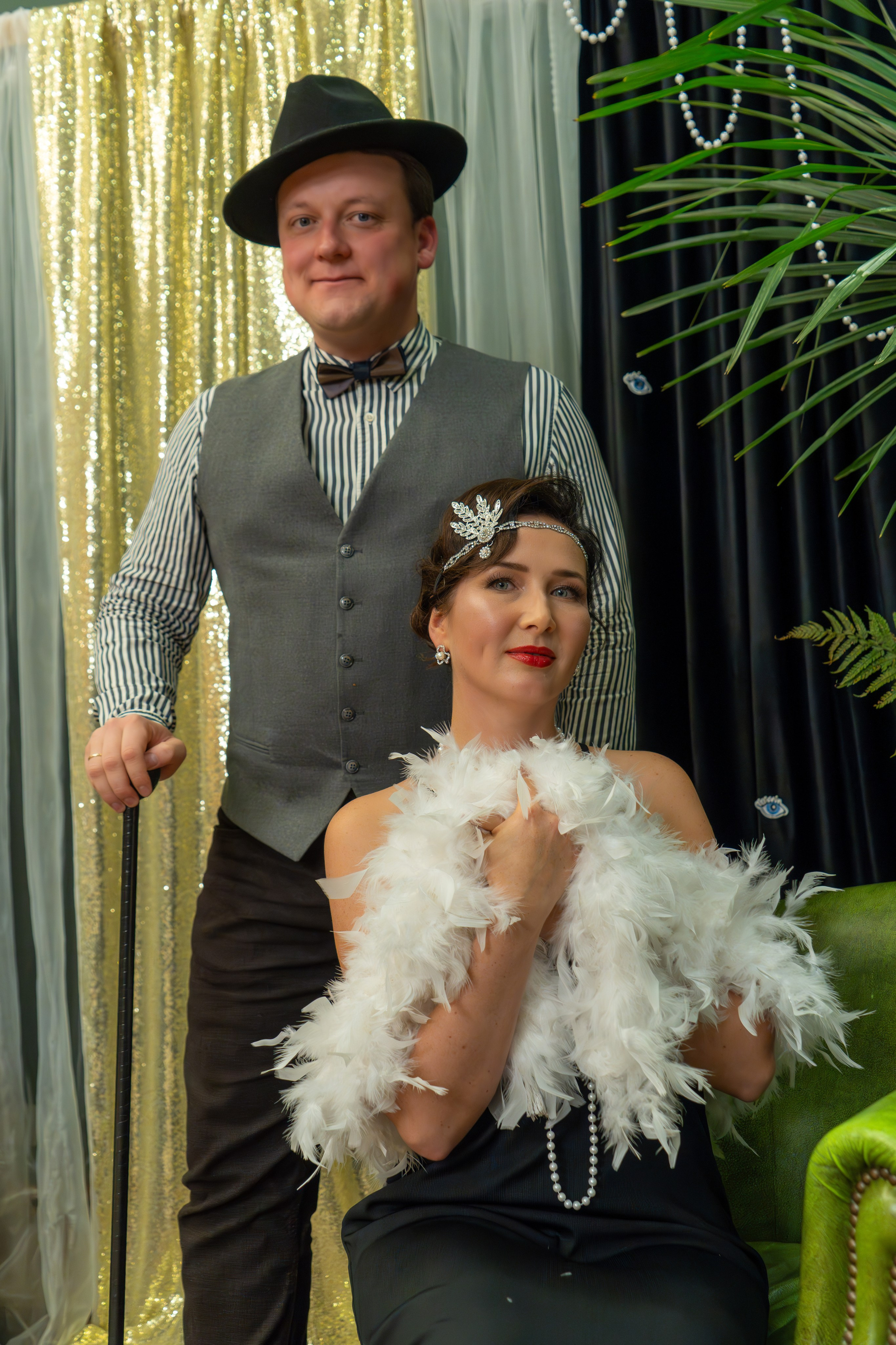 Новый год в стиле Great Gatsby. Репортажный фотограф в Красной Поляне и Сочи Павлюченко Екатерина