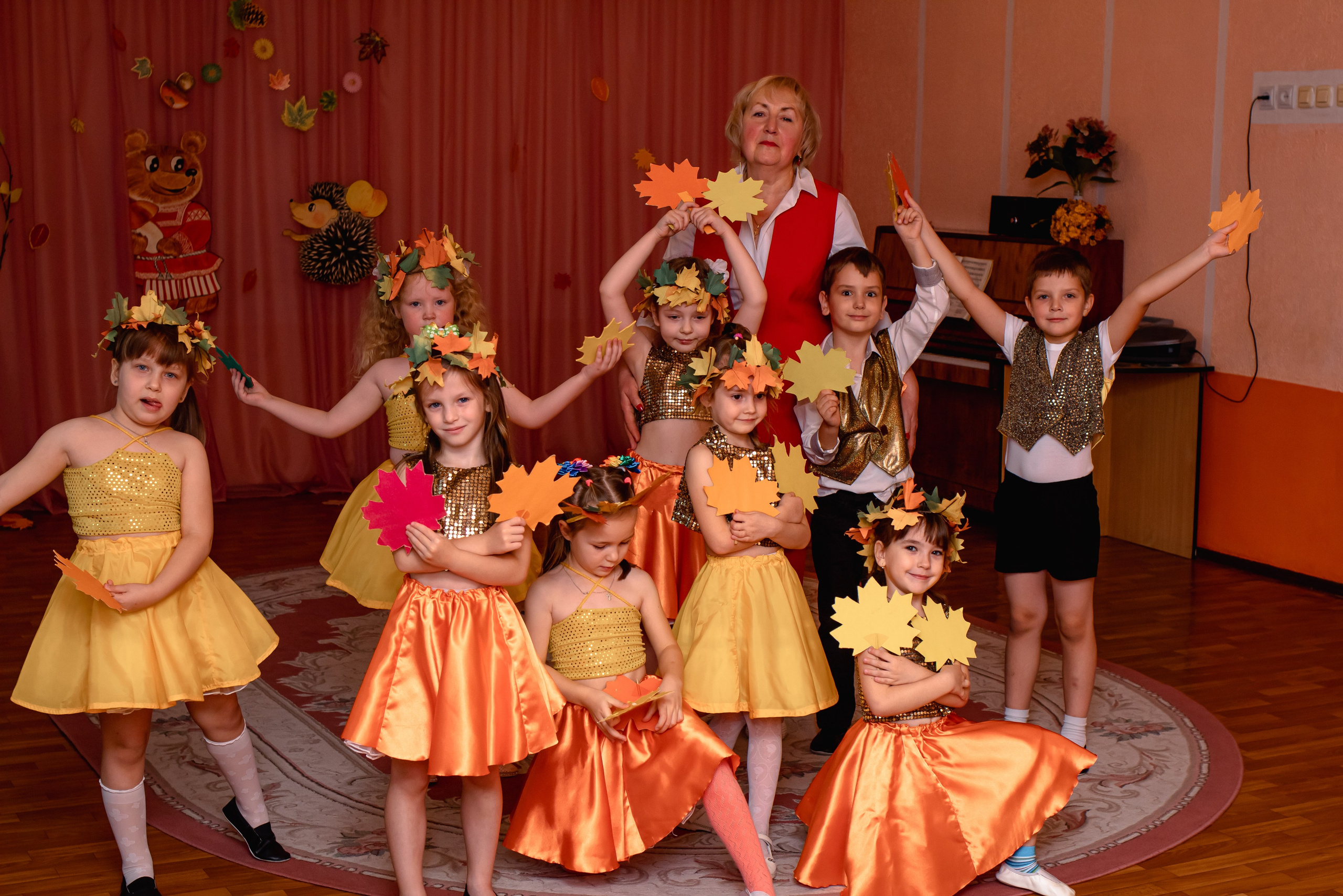 Осенний праздник в детском саду. Маргарита. Семейный фотограф в Минске Приболовец Светлана