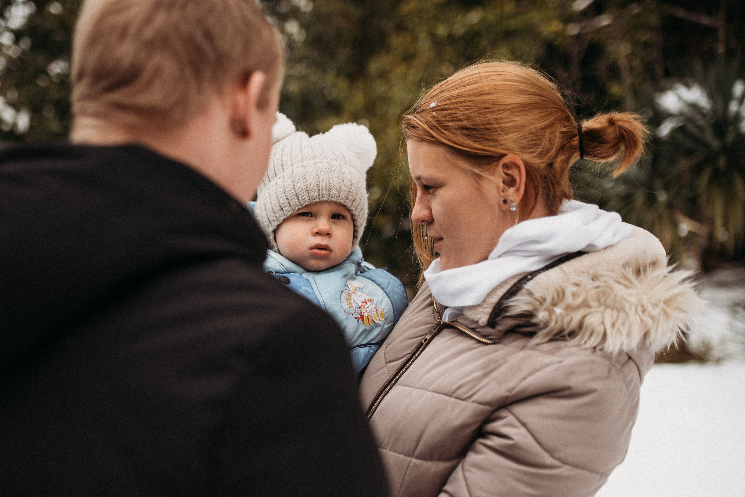 Серёжа и снег ❄️. Фотограф в Сочи — Маргарита Поганова
