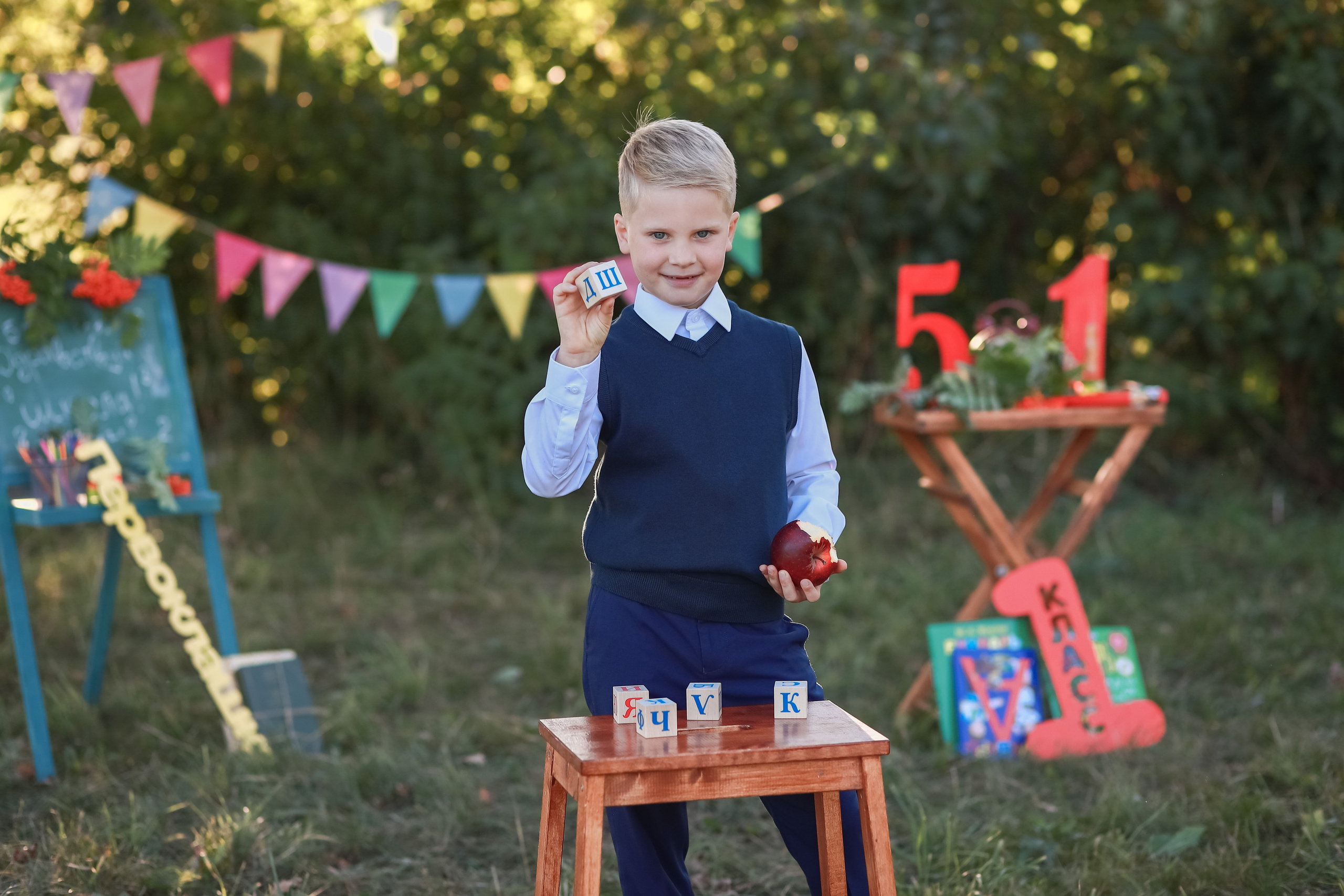 Фотосессия для первоклассников г. Петергоф