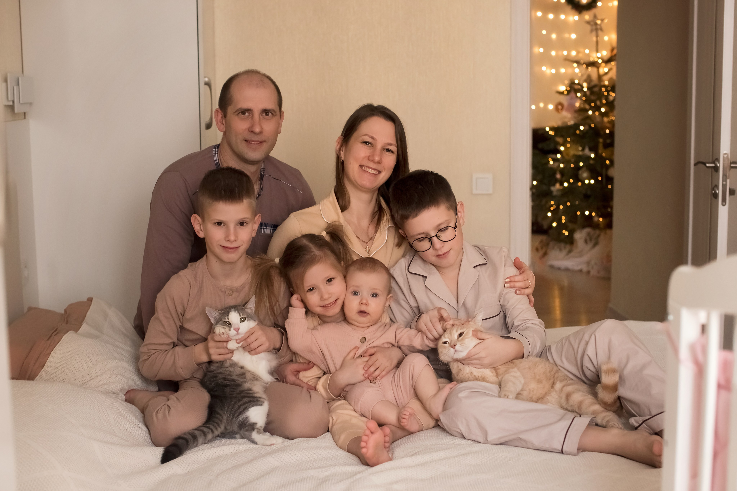 Теплое Рождество. Семейный и детский фотограф в Саратове Полина Коткина