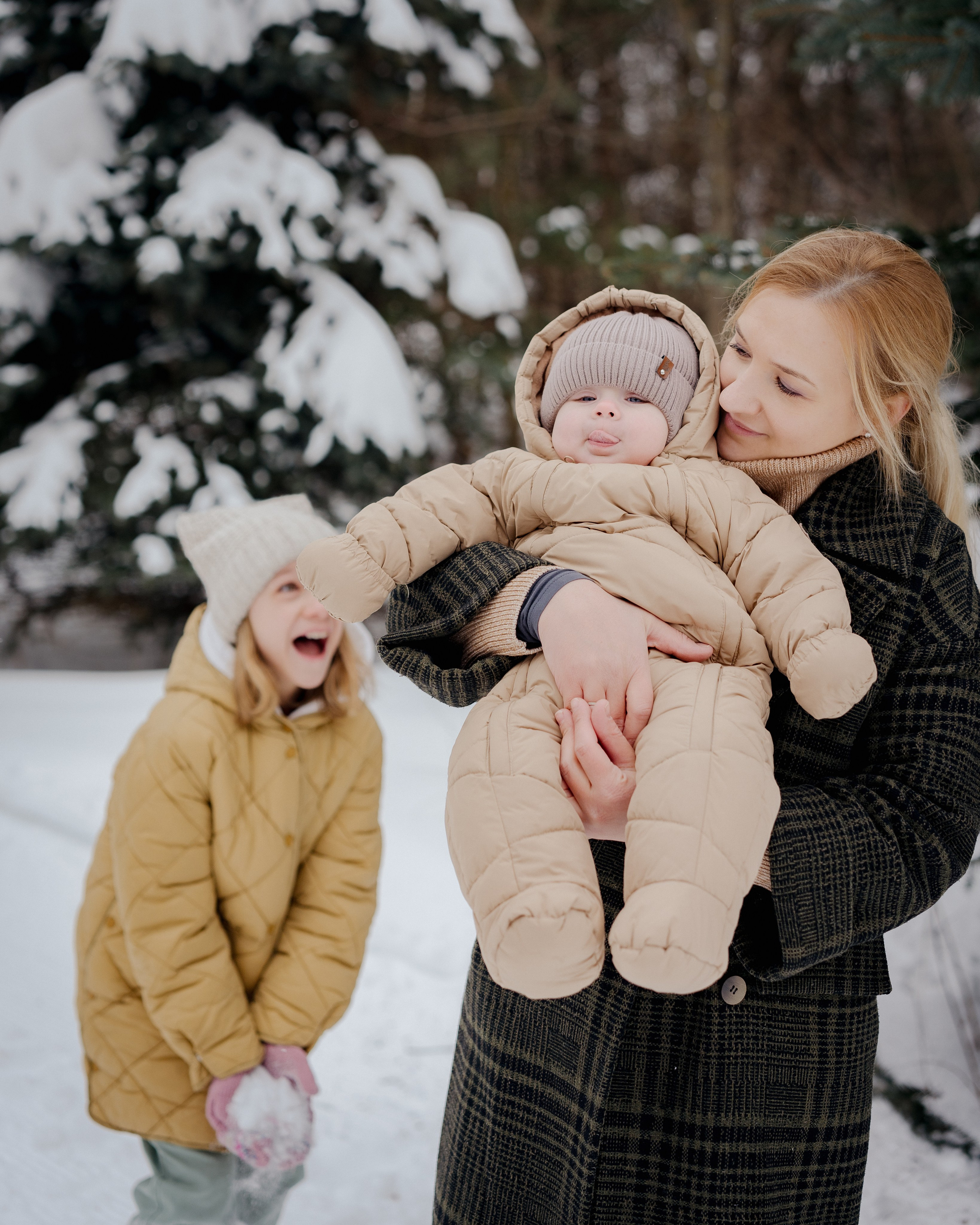 Катерина и дочери. Портретный и семейный фотограф в Москве/Видное