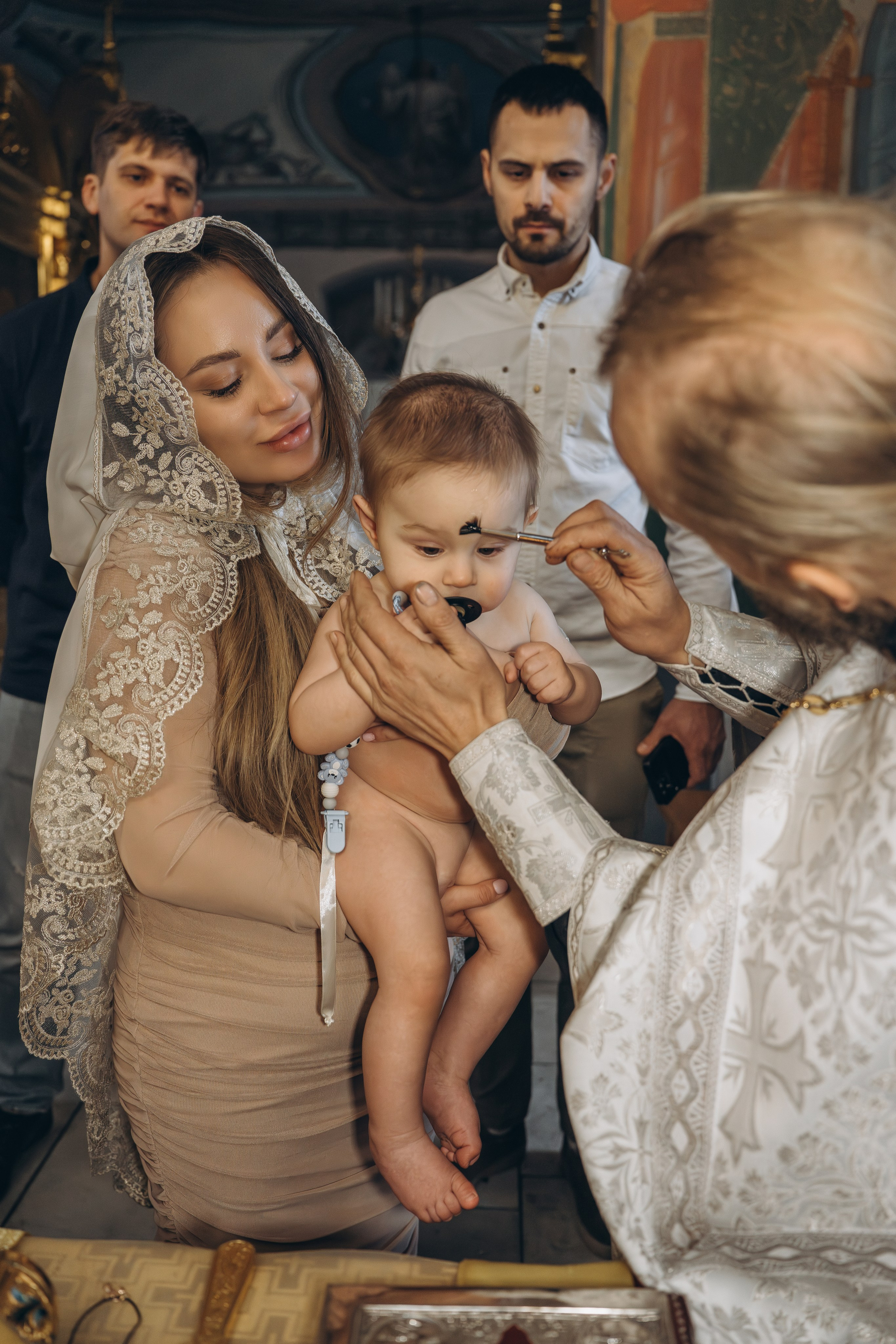 Таинство Крещения Демида. Фотограф Ольга Рубцова в Москве и Московской области