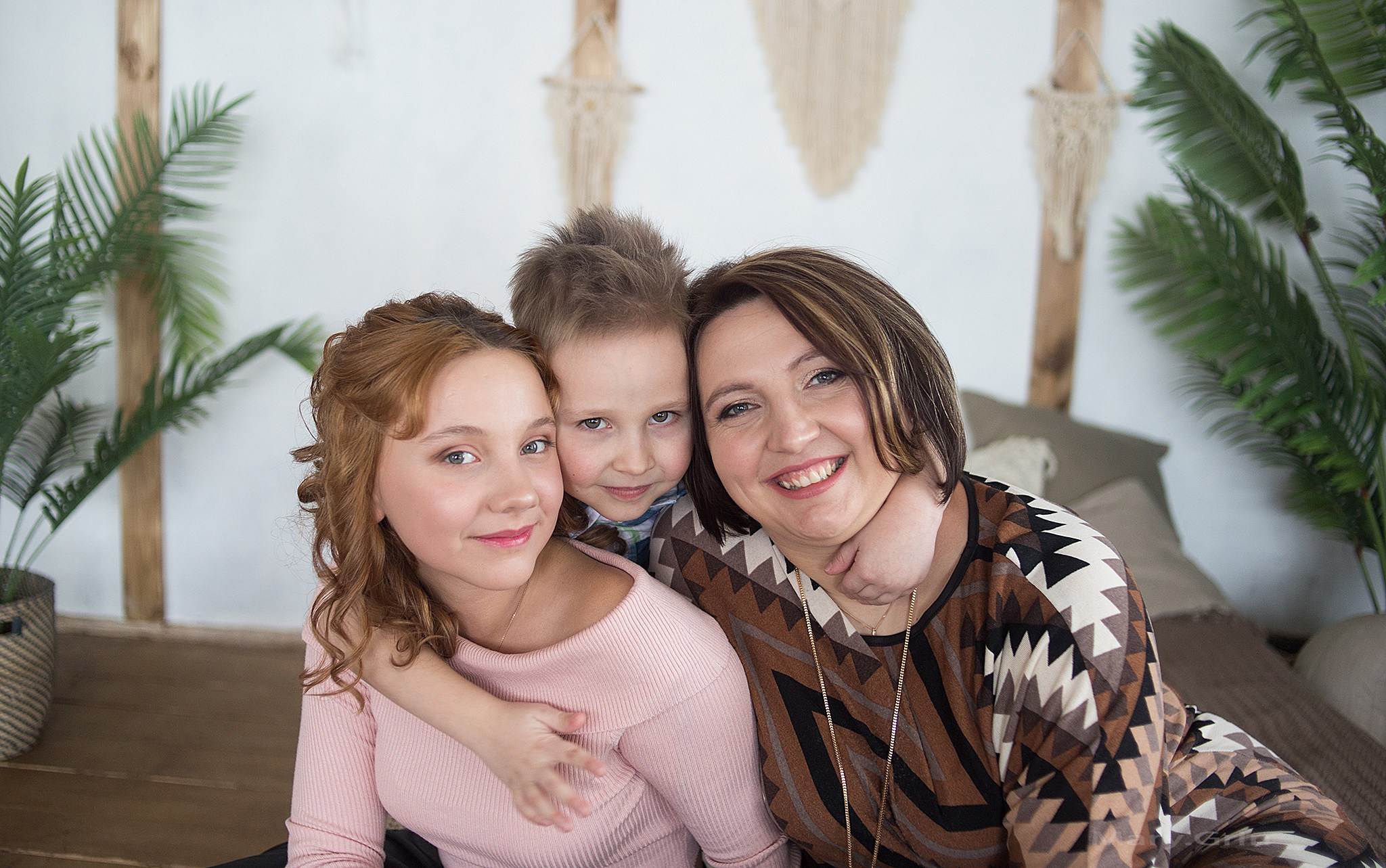 Студийная фотосессия семьи Александра и Марии. Детский и семейный фотограф, фотограф мероприятий Нижний Новгород