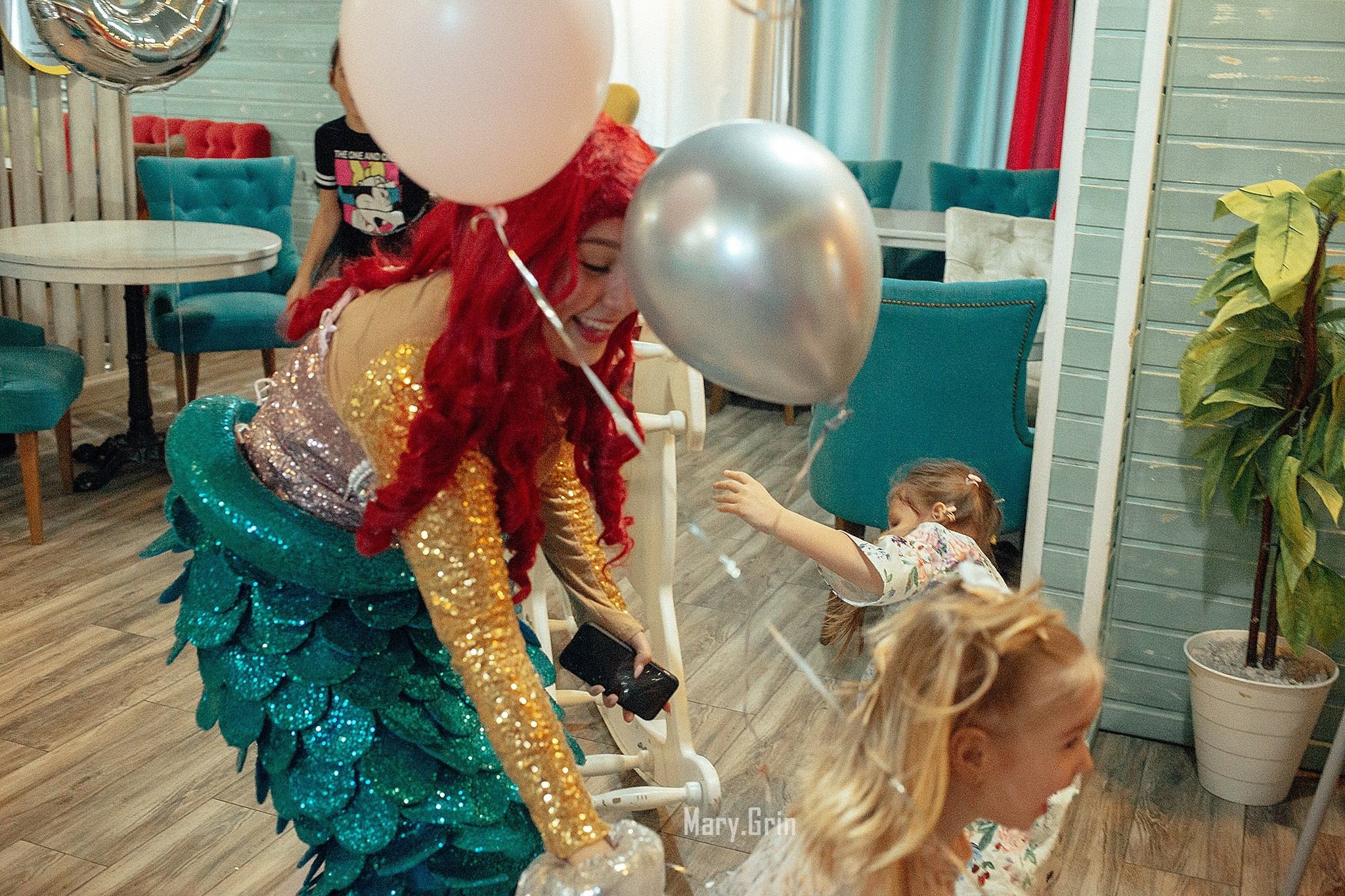 Детский день рождения в кафе Андерсон. Детский и семейный фотограф, фотограф мероприятий Нижний Новгород