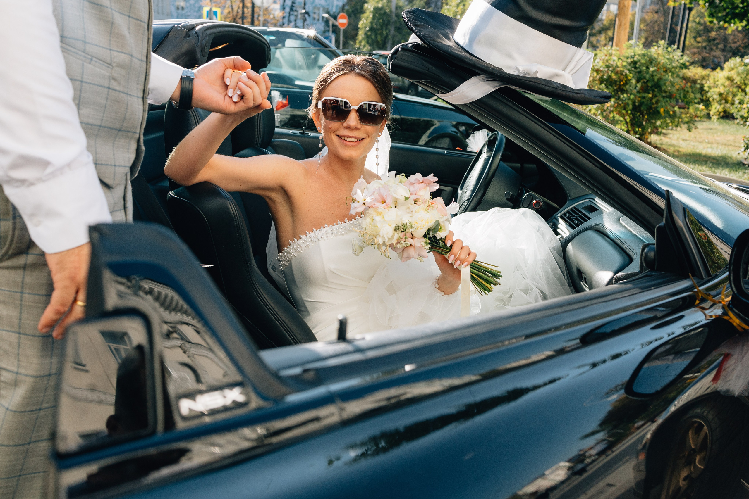 На кабриолетах. Свадебный фотограф в Москве Арчылан Николаев