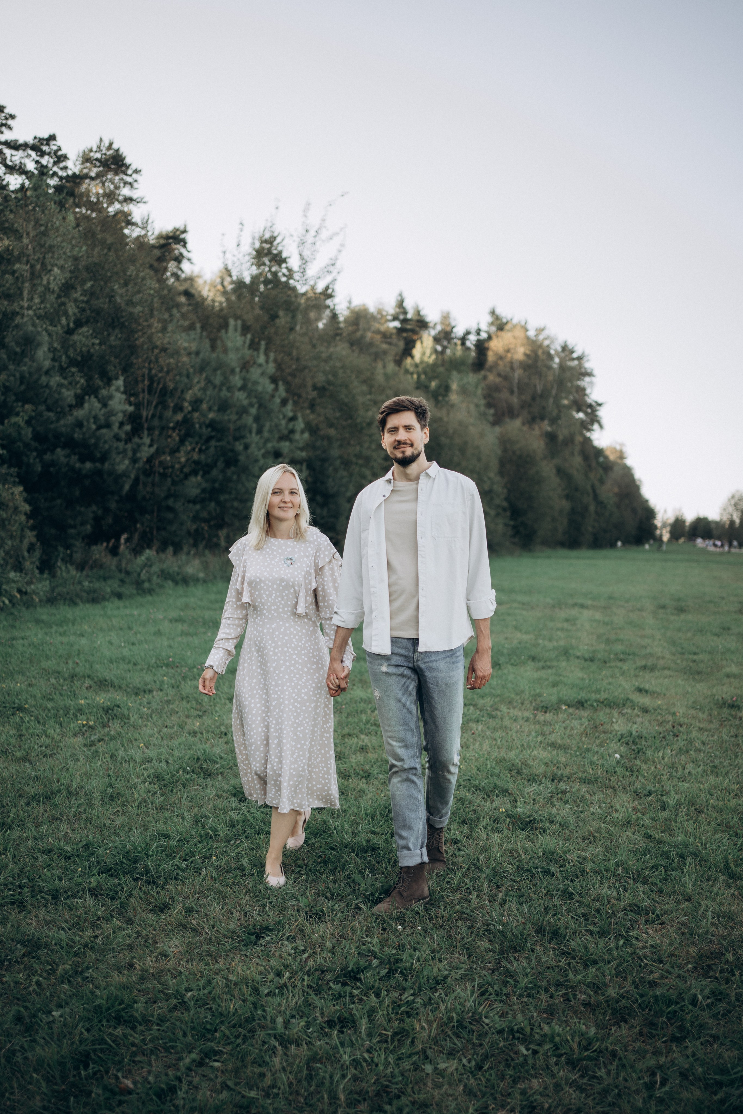 Прогулка в парке. Фотограф новорожденных и малышей до года в Москве Анастасия Соколова