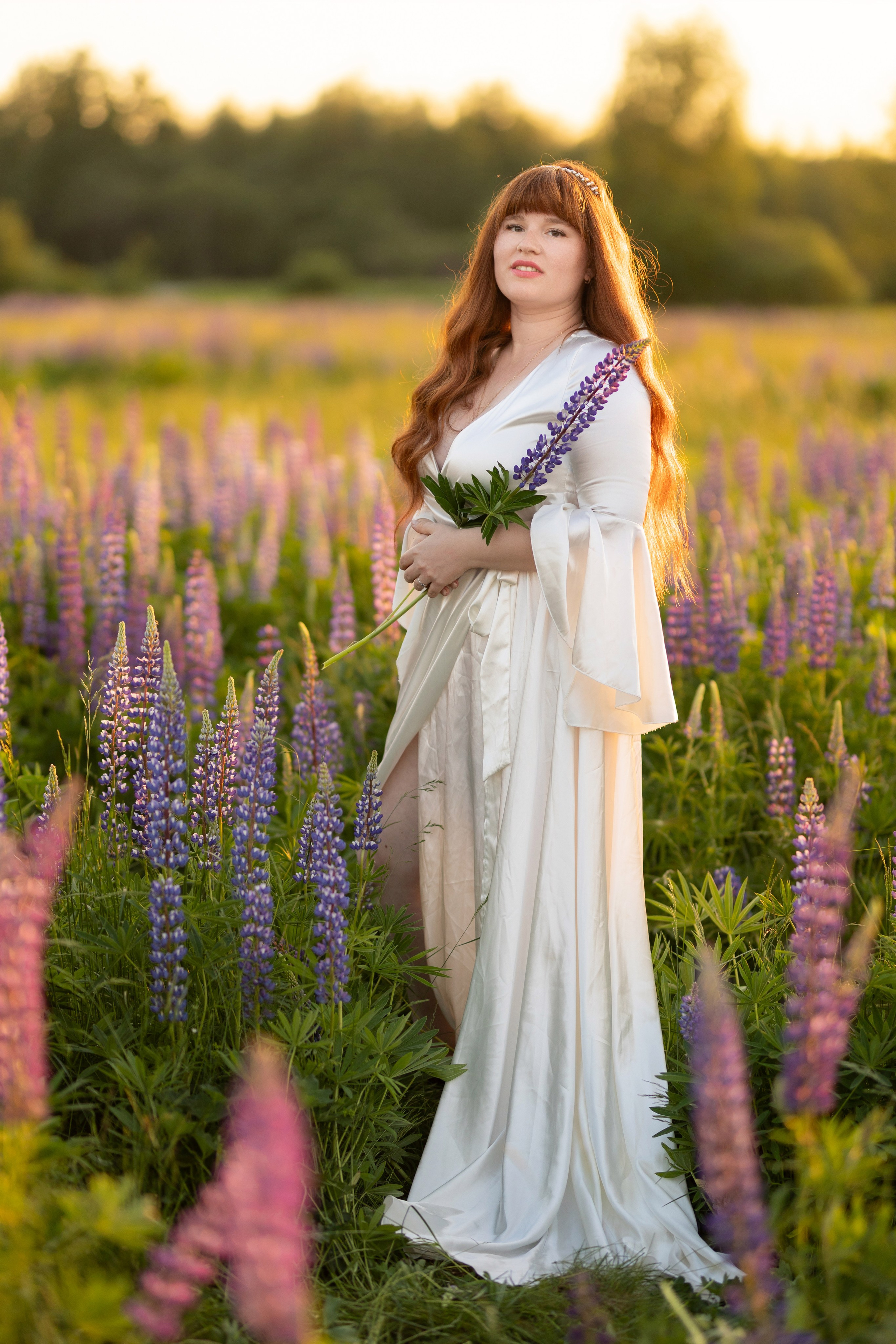 Фотосессия с люпинами. Семейный и свадебный фотограф в Санкт-Петербурге Татьяна Швыкова