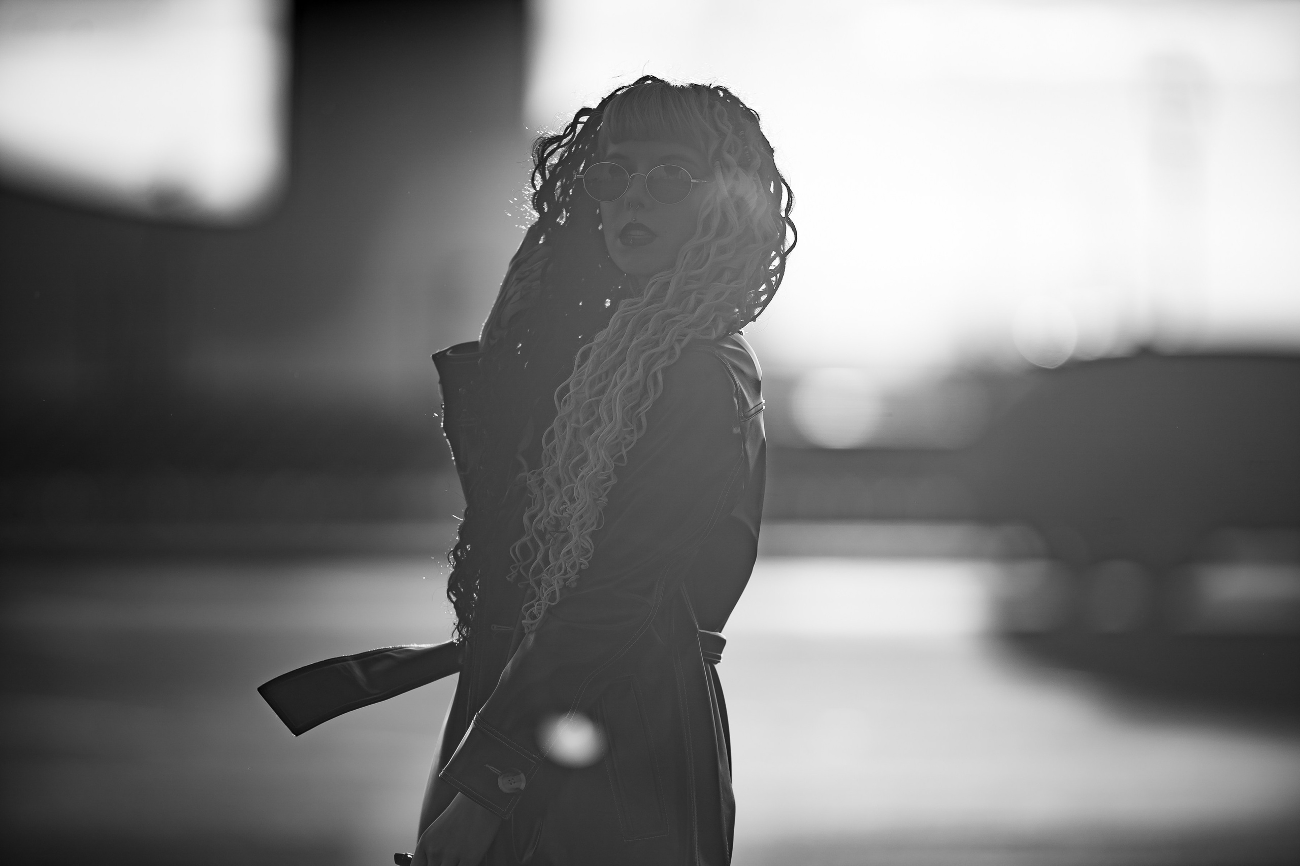 Оля. Паркинг. Портретный фотограф в Санкт-Петербурге Александр Быстрицкий