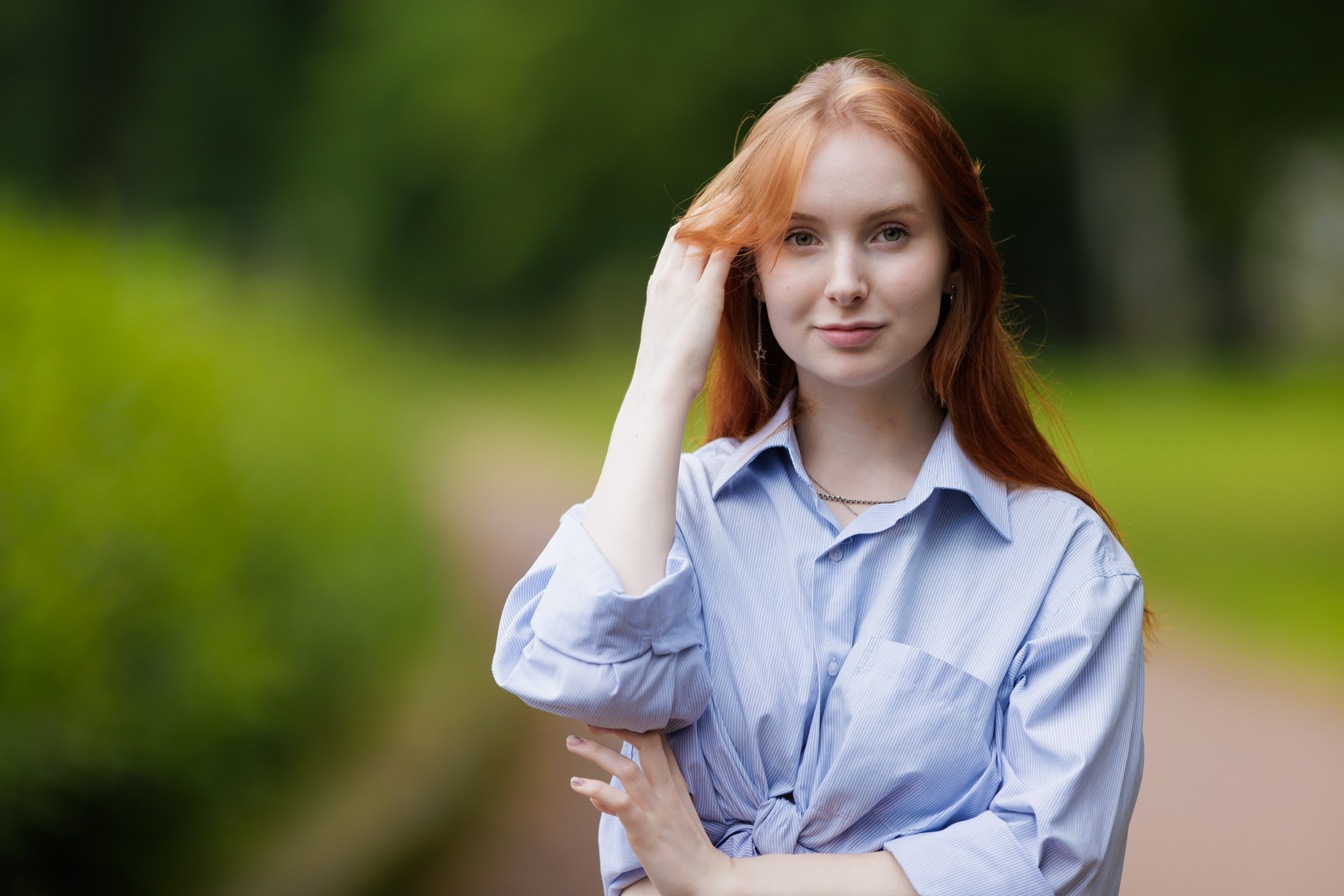 Маша Исаева. Петровский парк. Портретный фотограф в Санкт-Петербурге Александр Быстрицкий