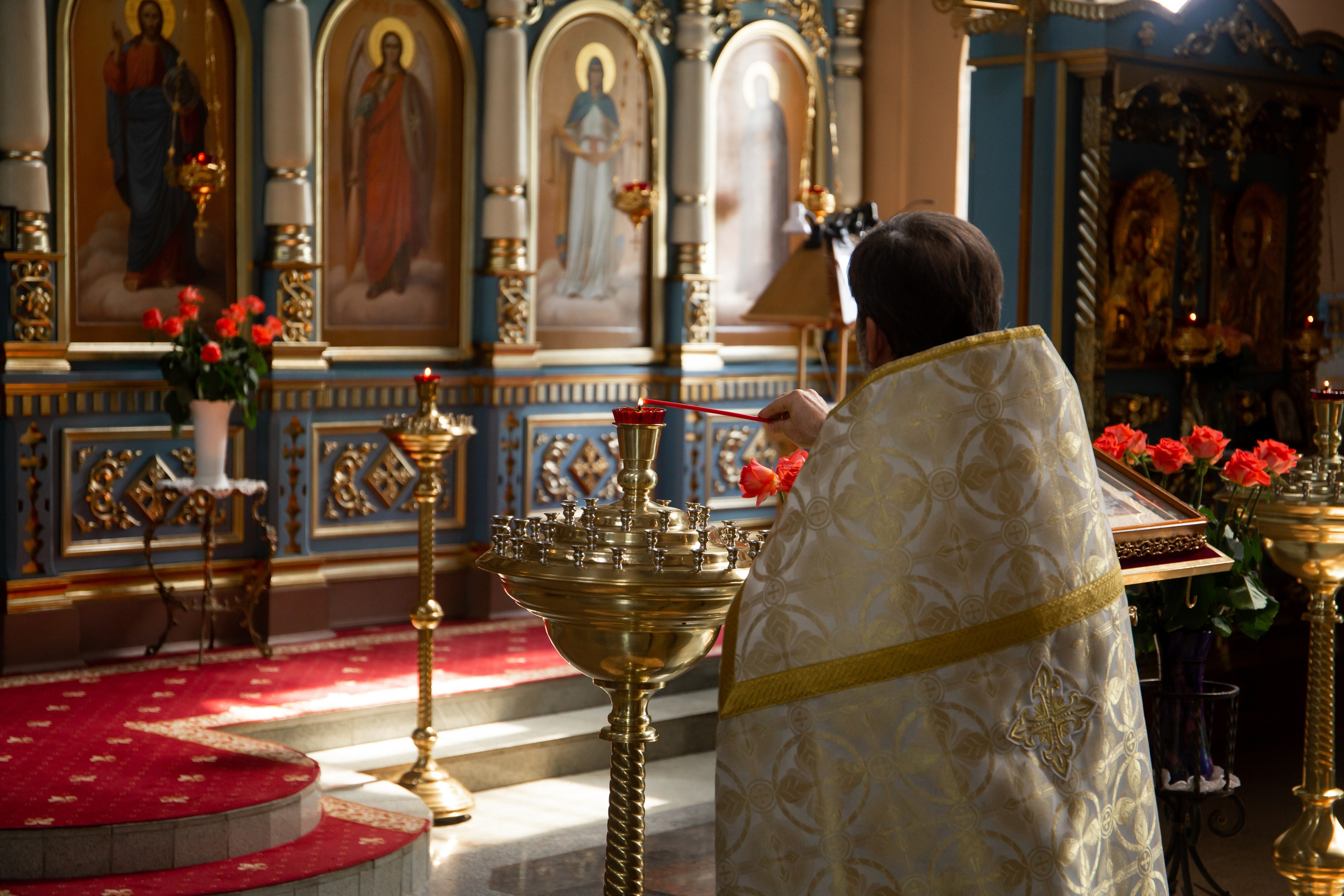 Крещение Андрюши, Храм Покрова Пресвятой Богородицы в селе Жестылево. Фотограф Дмитров и МО Валентина Халикова