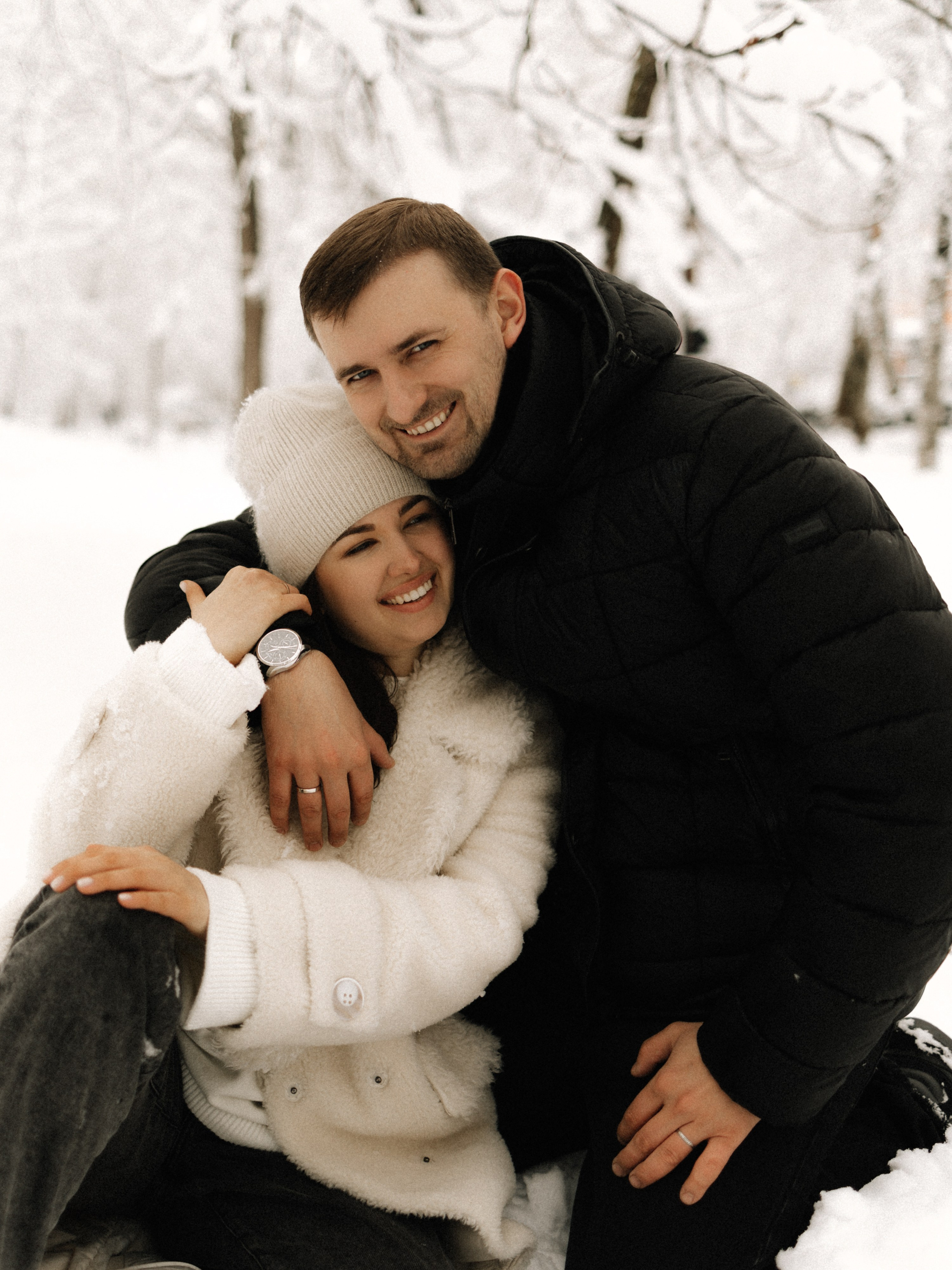 Артём и Ксюша. Зима. Семейный фотограф в Краснодаре Храмова Анна
