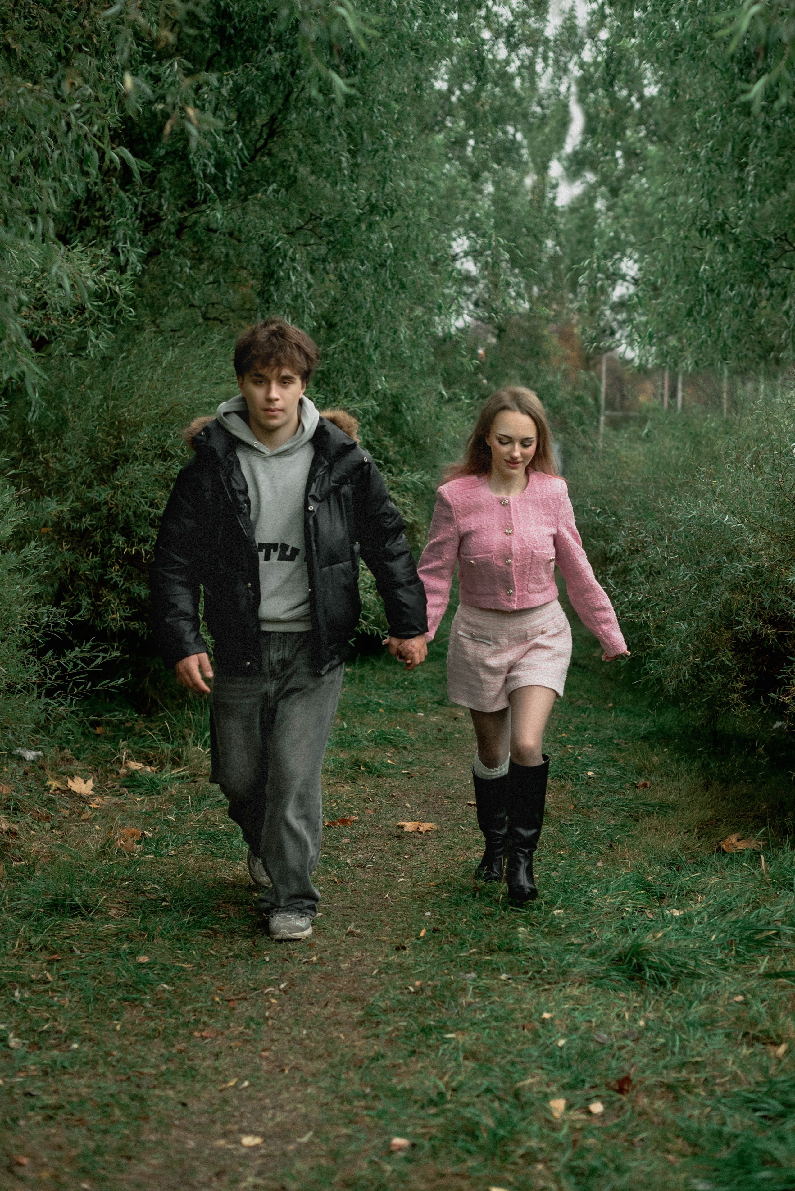 Съемка love story в парке. Фотограф Тула творческие фотосессии недорого Ольга Ромашина